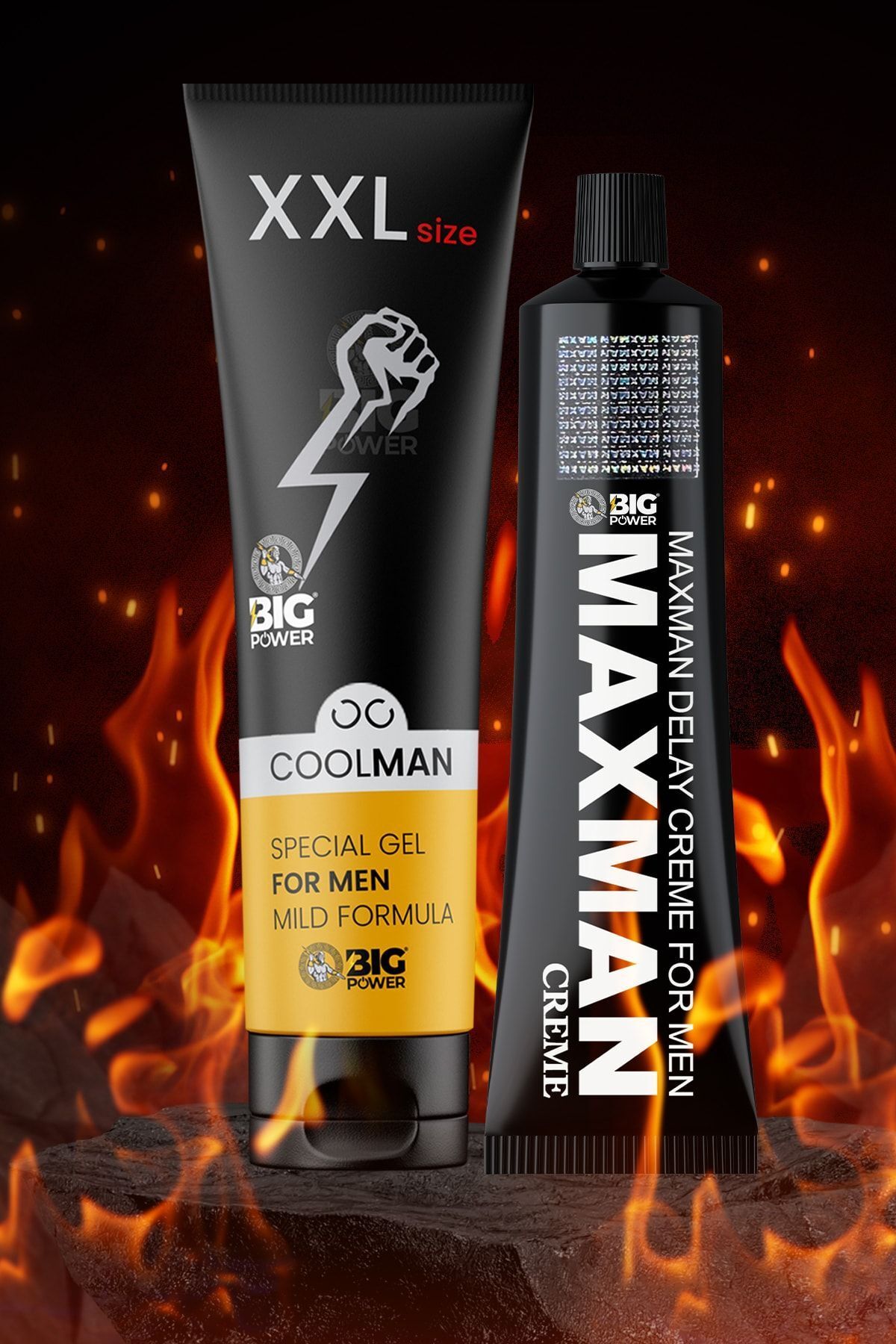BİG POWER Maxman Ve Maxi Size Krem Seti