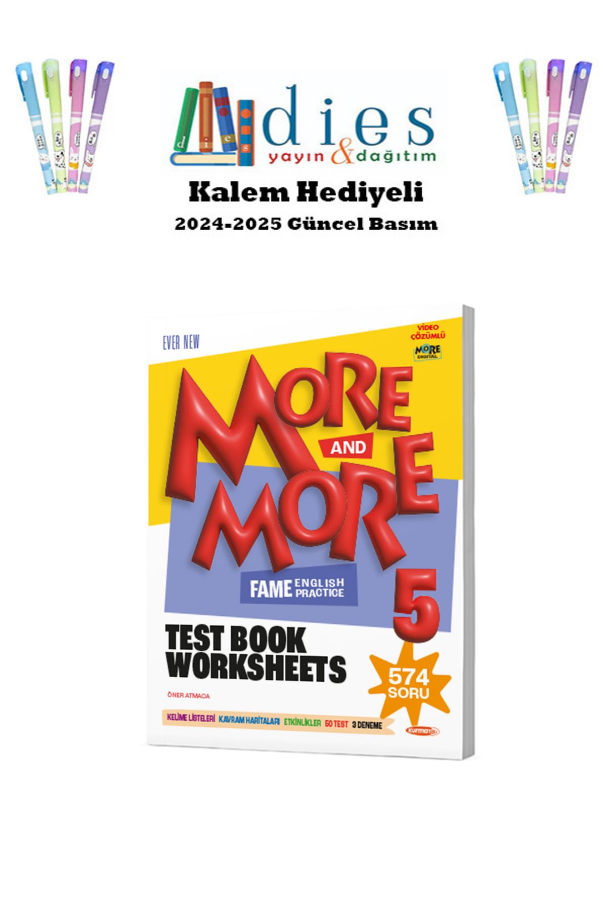 Fenomen Yayıncılık More & More 5. Sınıf Test Book (2024-2025) Güncel Basım