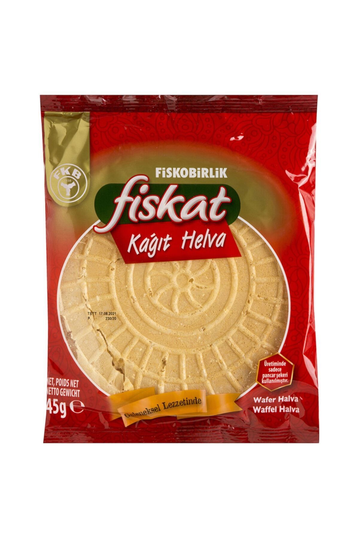 Fiskobirlik Fiskat Sade Kağıt Helva 5 Adet
