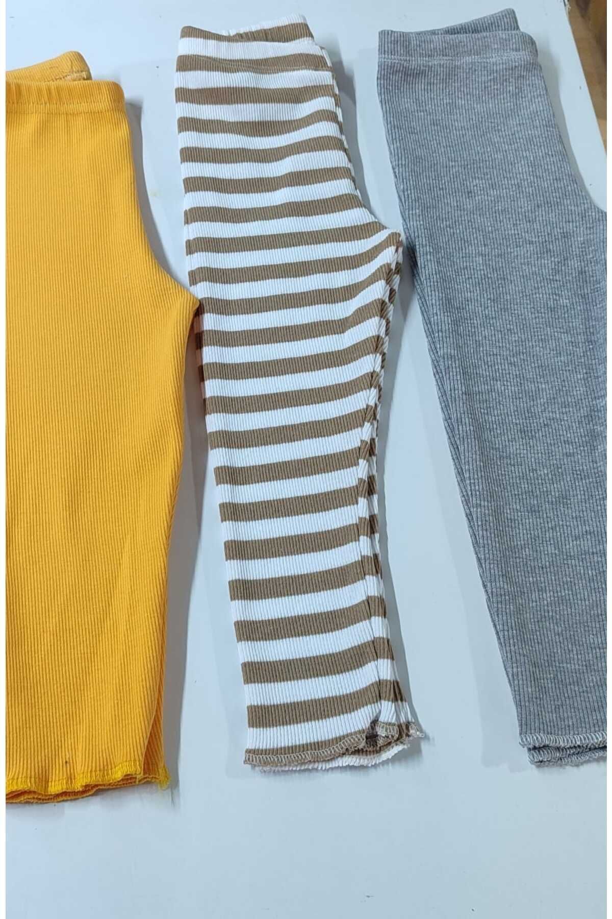 Fun Fitilli Esnek 3lü Bebek Taytı Çocuk Taytı Tek Alt