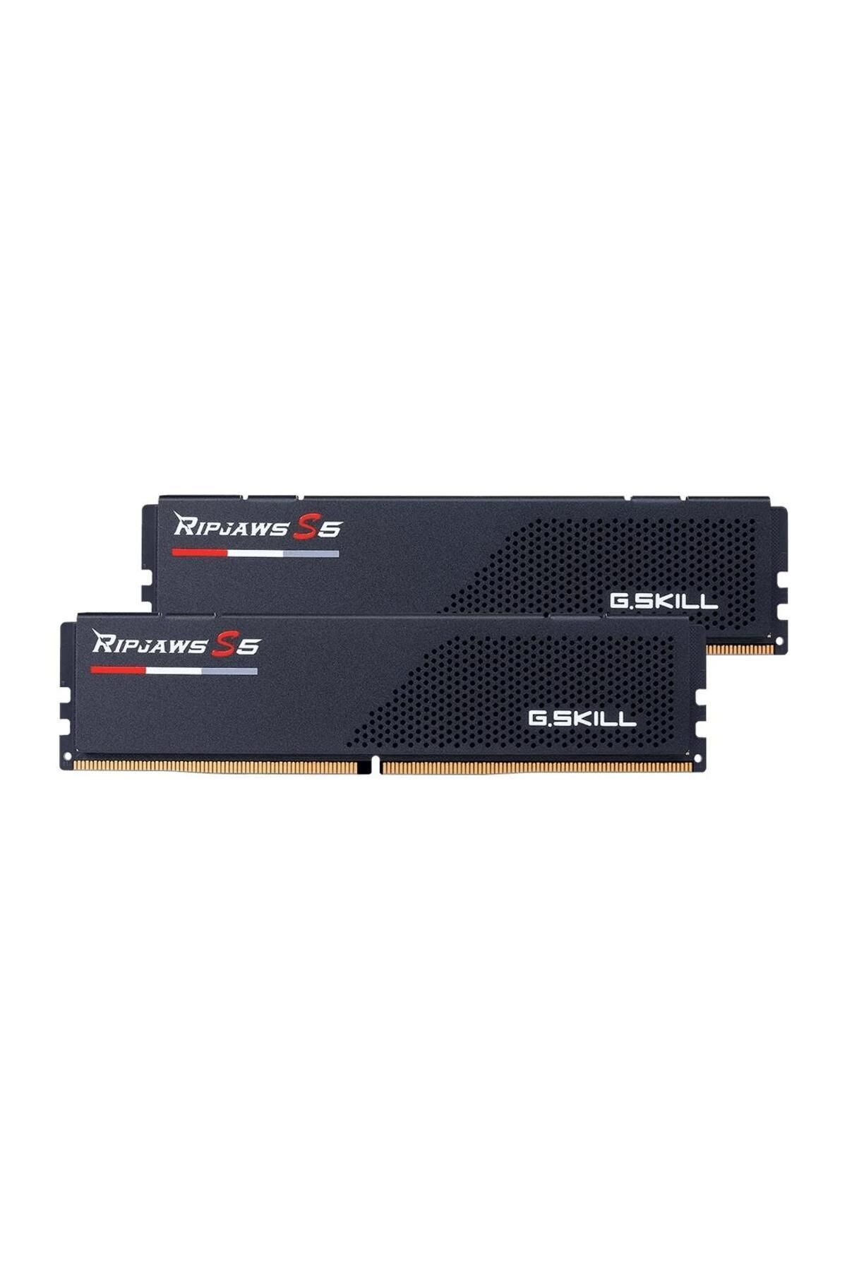 G Skill Gskıll Ripjaws S5 Siyah Ddr5-6000mhz Cl36 32gb (2x16gb) Dual 1.35v F5-6000j3636f16gx2-rs5k