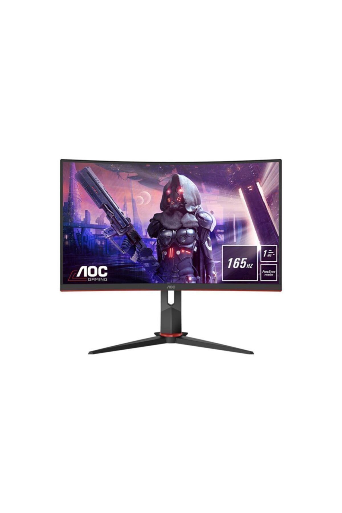 AOC C27g2u 27" 165 Hz 1ms Hdmı+display Freesync Curved Monitörü MONLCD27AOCC27G3