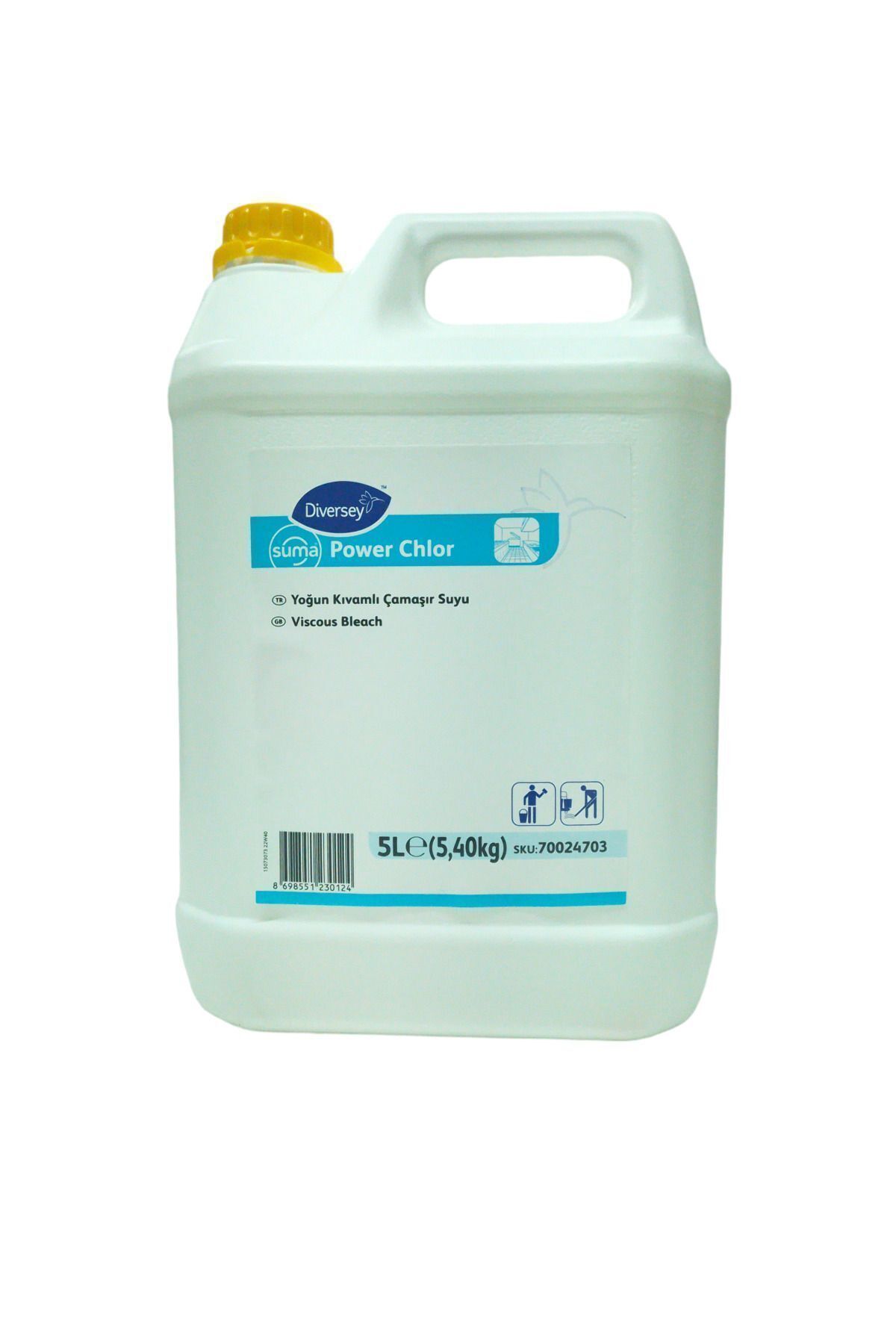 Diversey Suma Power Chlore Yoğun Kıvamlı Çamaşır Suyu 5 lt