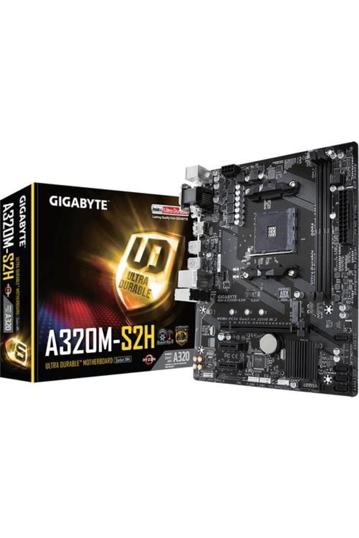 Gigabyte A320m S2h 3200mhz(OC) Ddr4 Soket Am4 M.2 Hdmı Dvı Vga Matx Anakart