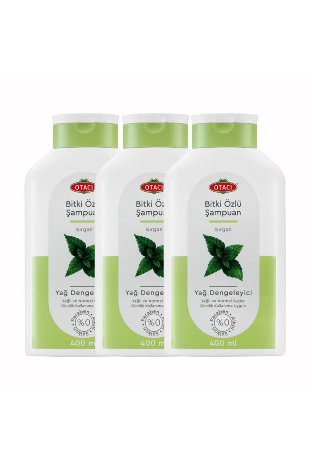 Otacı Bitki Özlü Şampuan Isırgan 400 ml X 3 Adet