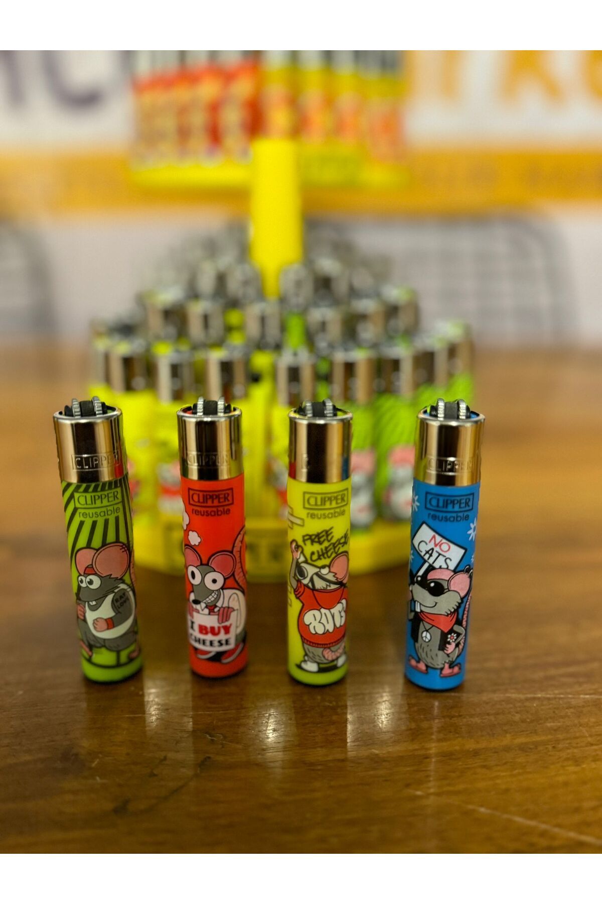 Clipper ÖZel Üretim Koleksiyoner Serisi 4 adet Çakmak - 2