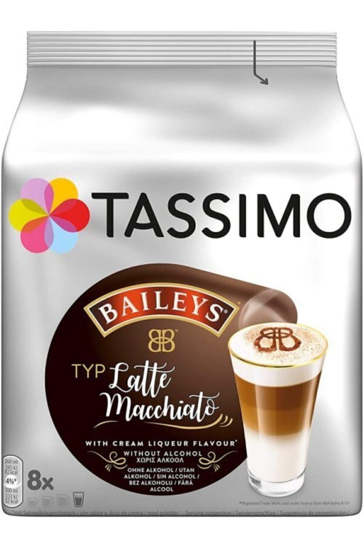 tassimo Baıleys Typ Latte Macchiato Kapsül Kahve