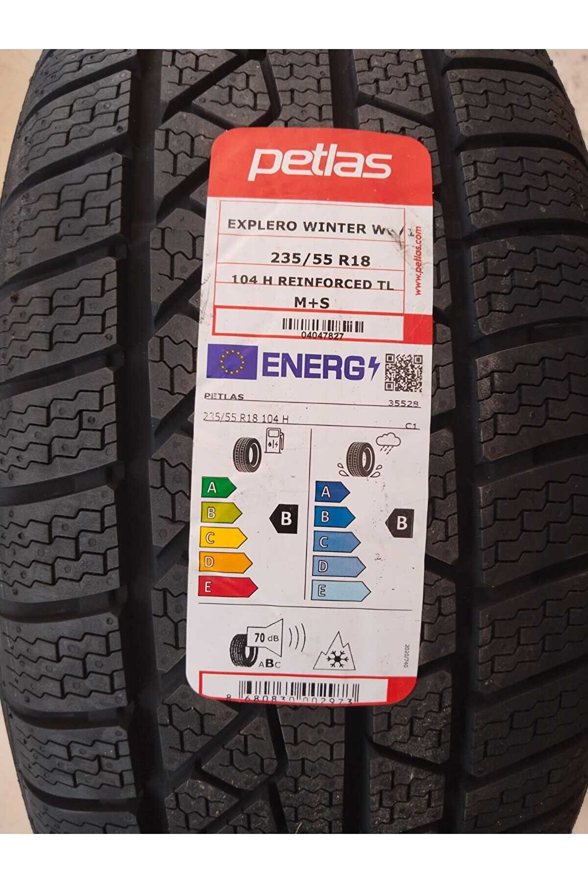 235/55 R18 TL 104H REINF. EXPLERO WINTER W671 PETLAS SUV KIŞ LASTİĞİ 2024 ÜRETİM