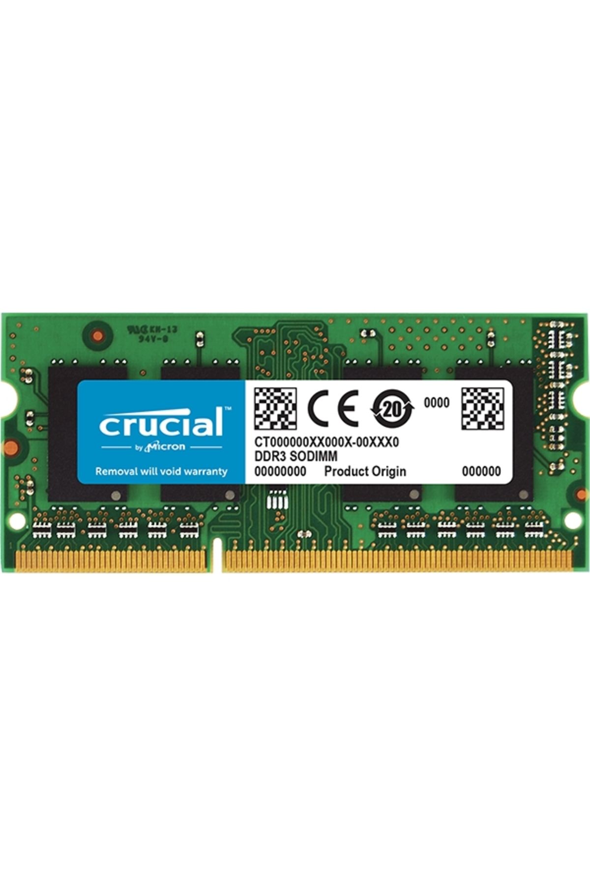 Crucial 8gb 1600mhz Ddr3 Crusol1600/8g Notebook Ram
