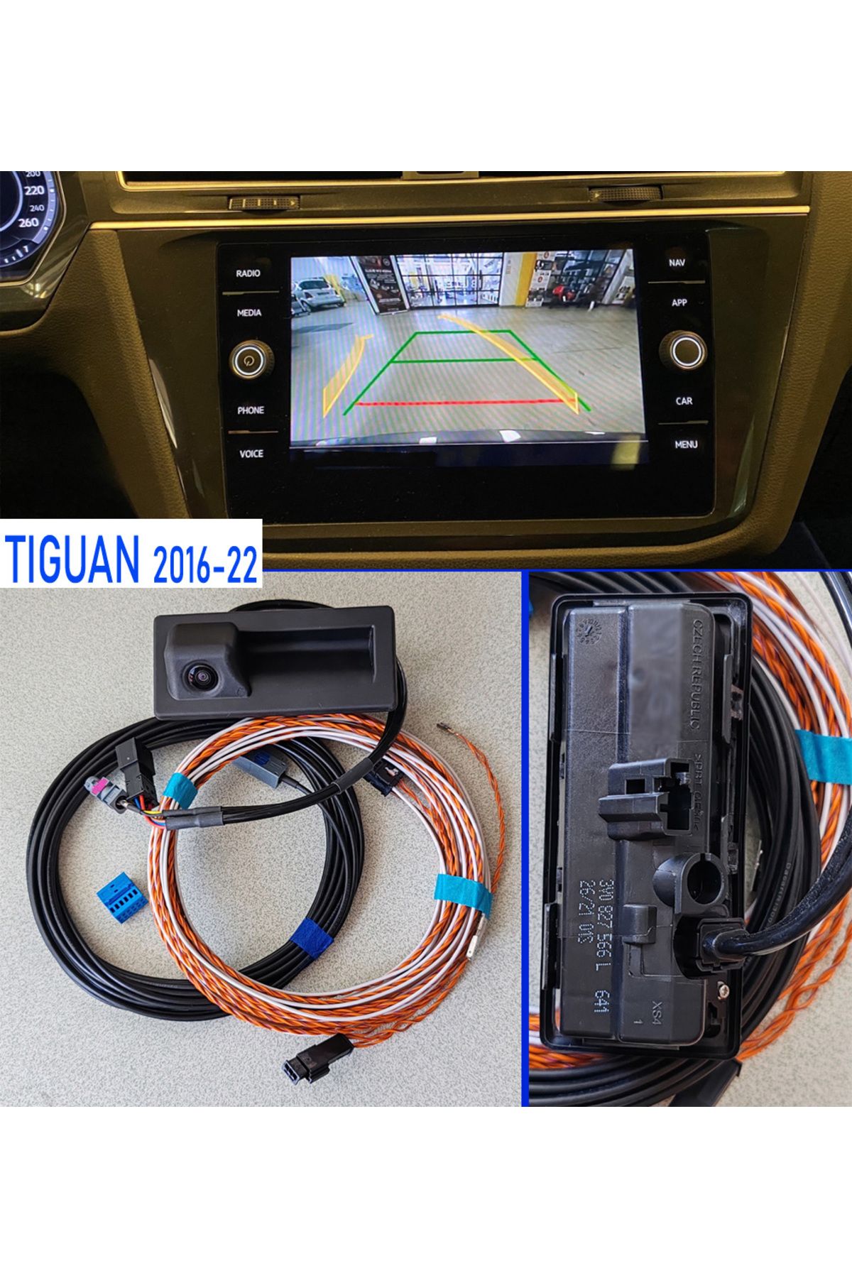 GCP German Car Parts Tiguan MK2 Geri Görüş Kamerası - Tiguan Kamera Uyumlu