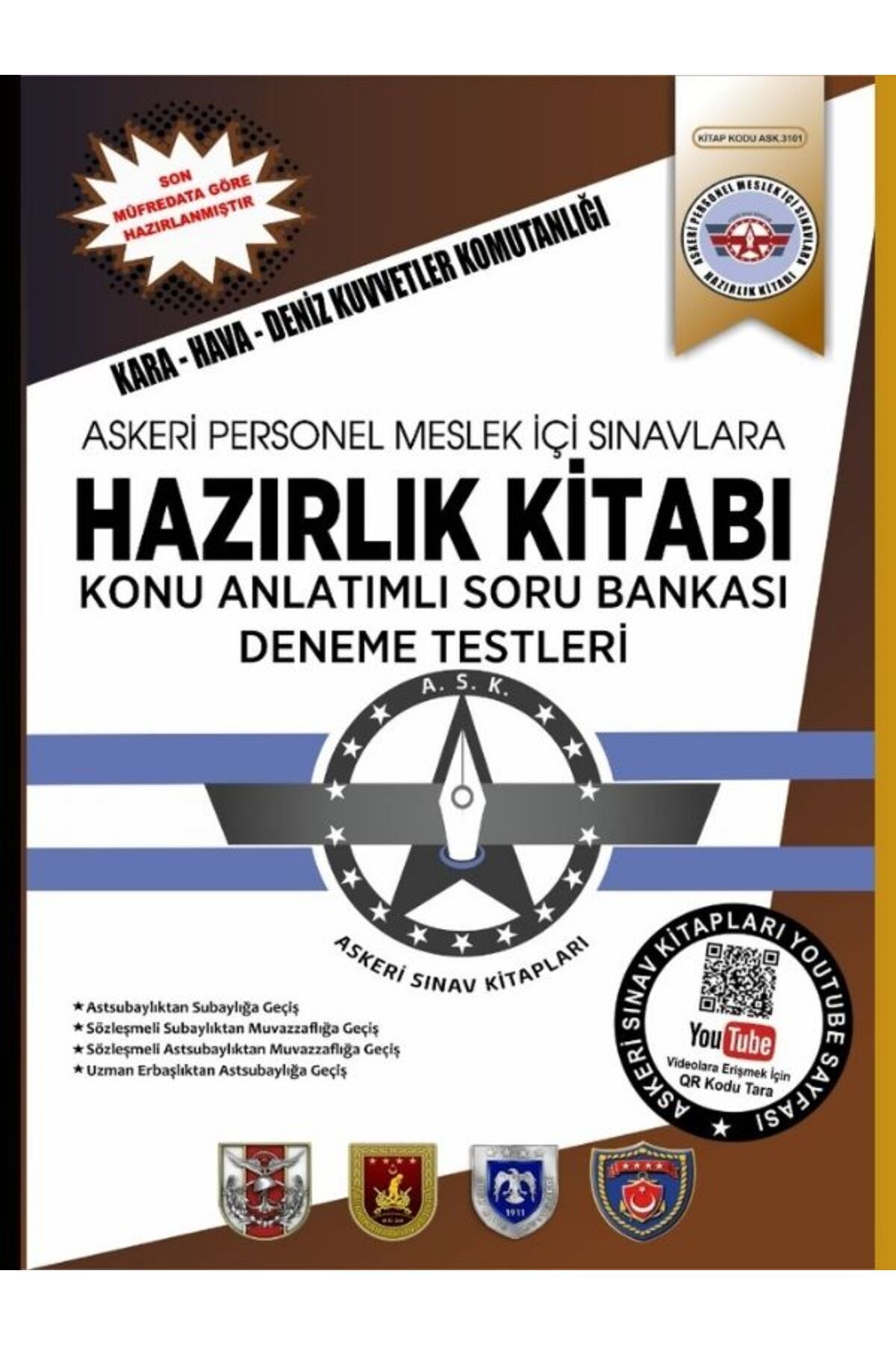 Askeri Sınav Kitapları Uzman Çavuşluktan Astsubaylığa Geçiş Sınavına Hazırlık Kitabı