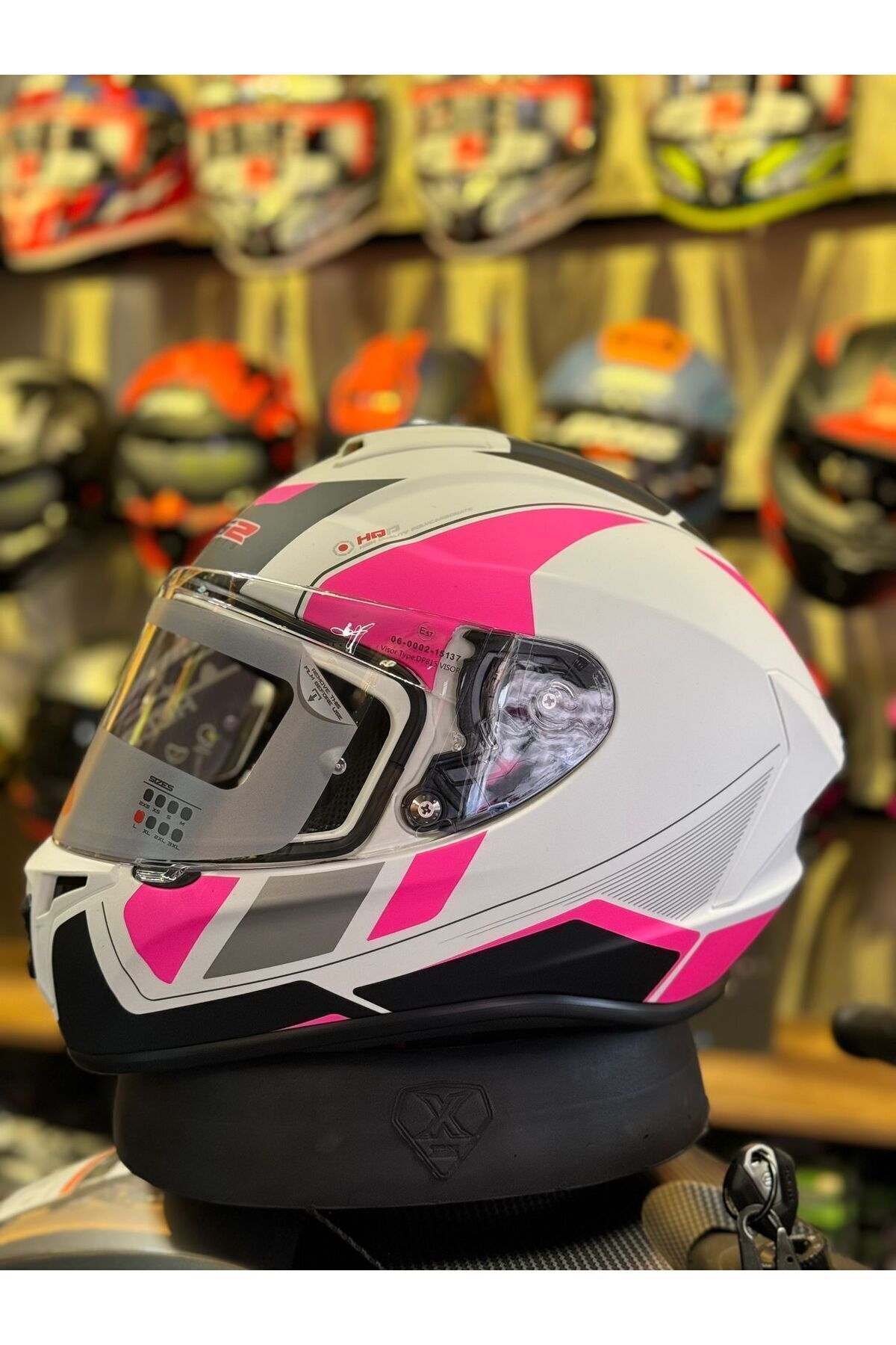 RS2 FULL FACE PEMBE KASK ECE 22.06