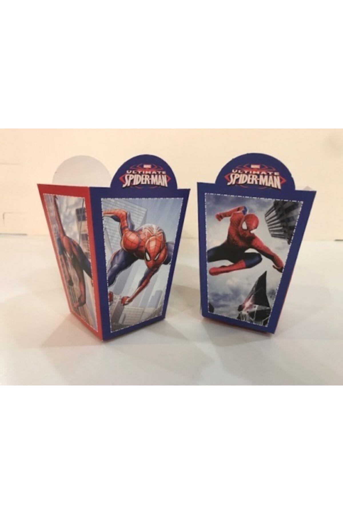 Spiderman Örümcek Adam Popcorn Mısır Kutusu 8 Adet