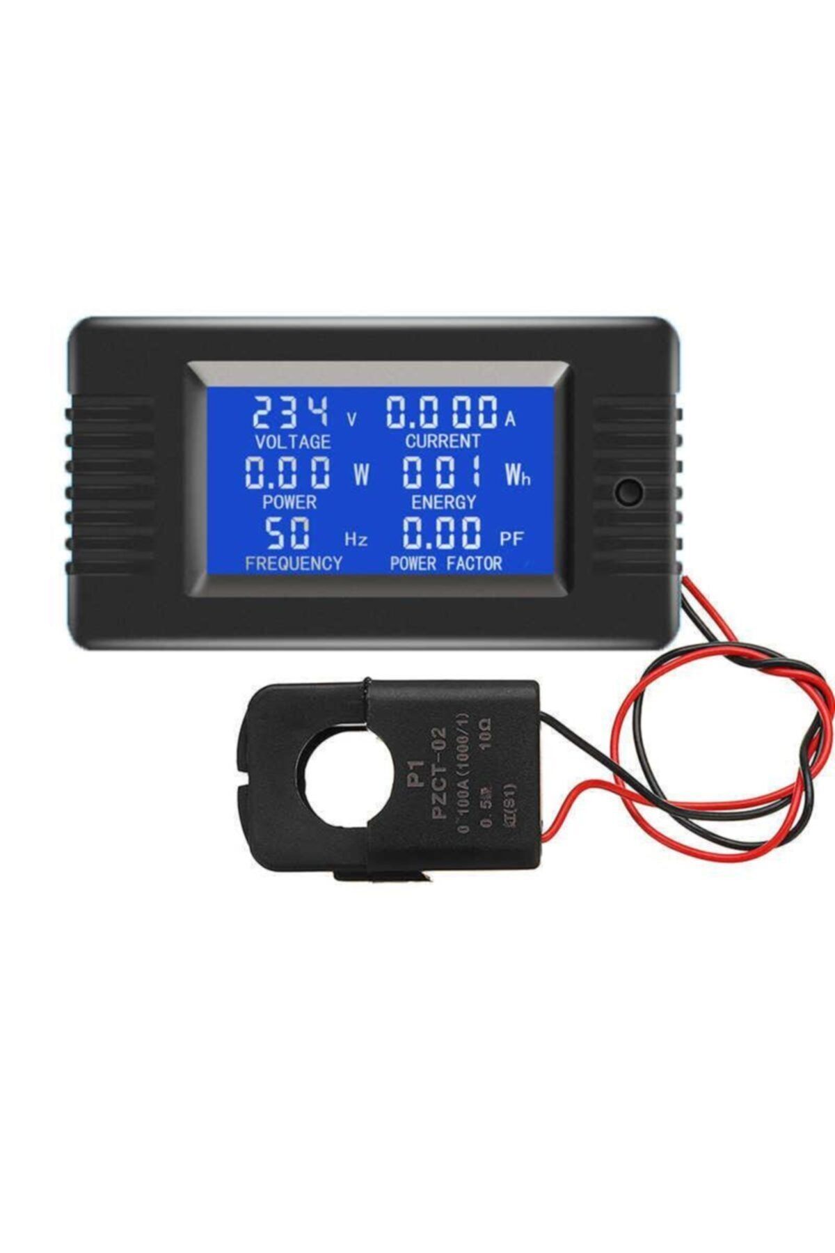 Anunnaki Pzem-022 Ct 100a Ac Dijital Ekran Açık Kapalı Güç Monitörü Metre Voltmetre Ampermeter Freakans