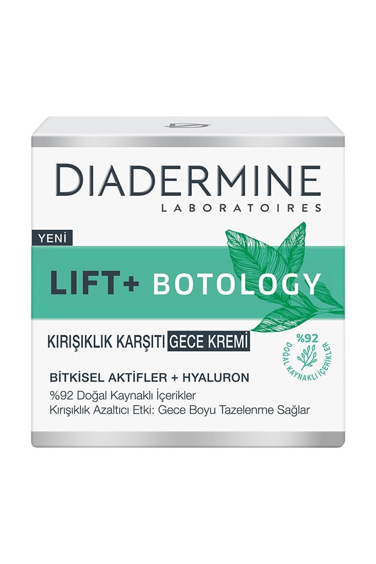 Diadermine Lift + Botology Kırışık Karşıtı Gece Kremi 50 ml