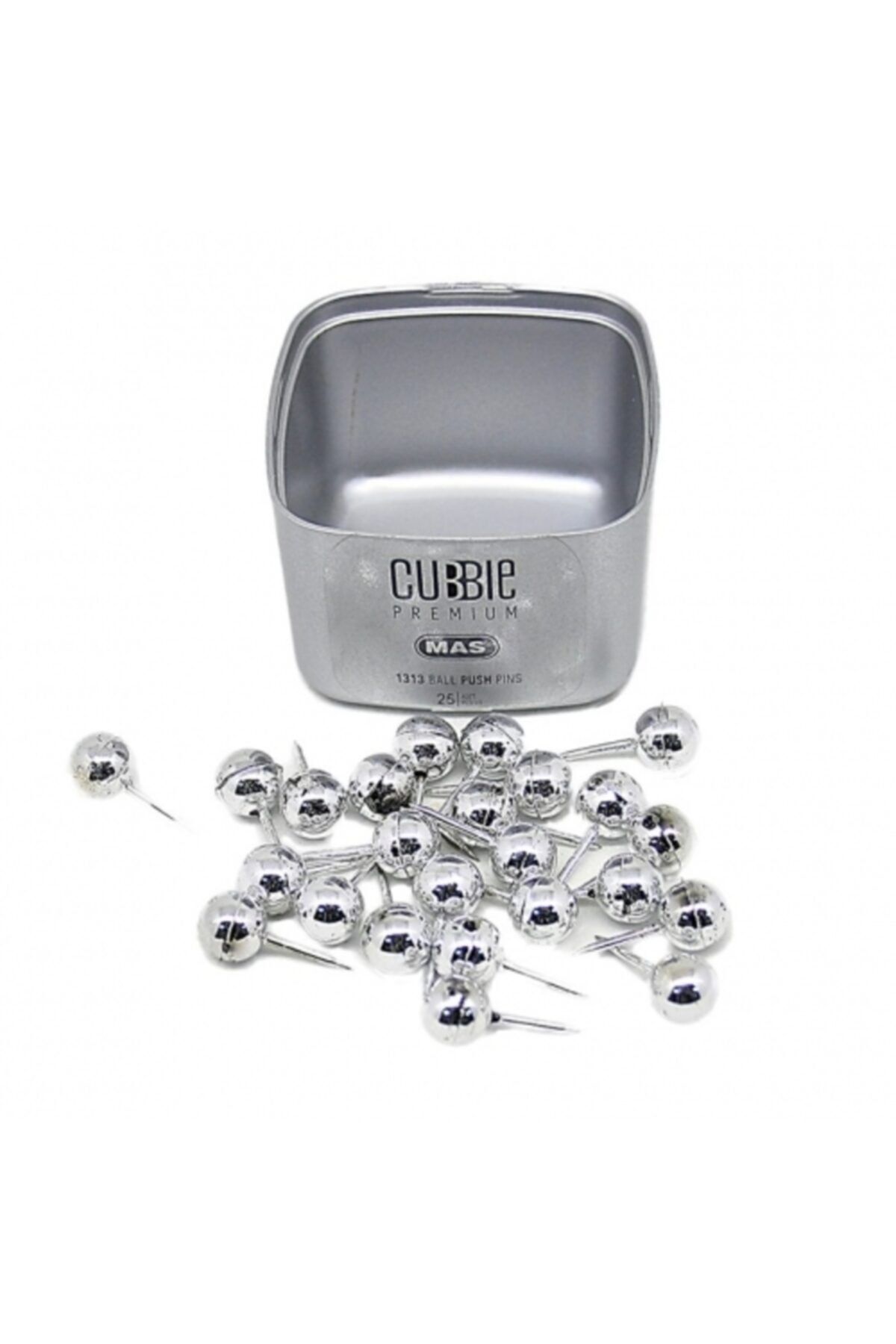 Mas Cubbie Premium Top Harita Çivisi - Gümüş