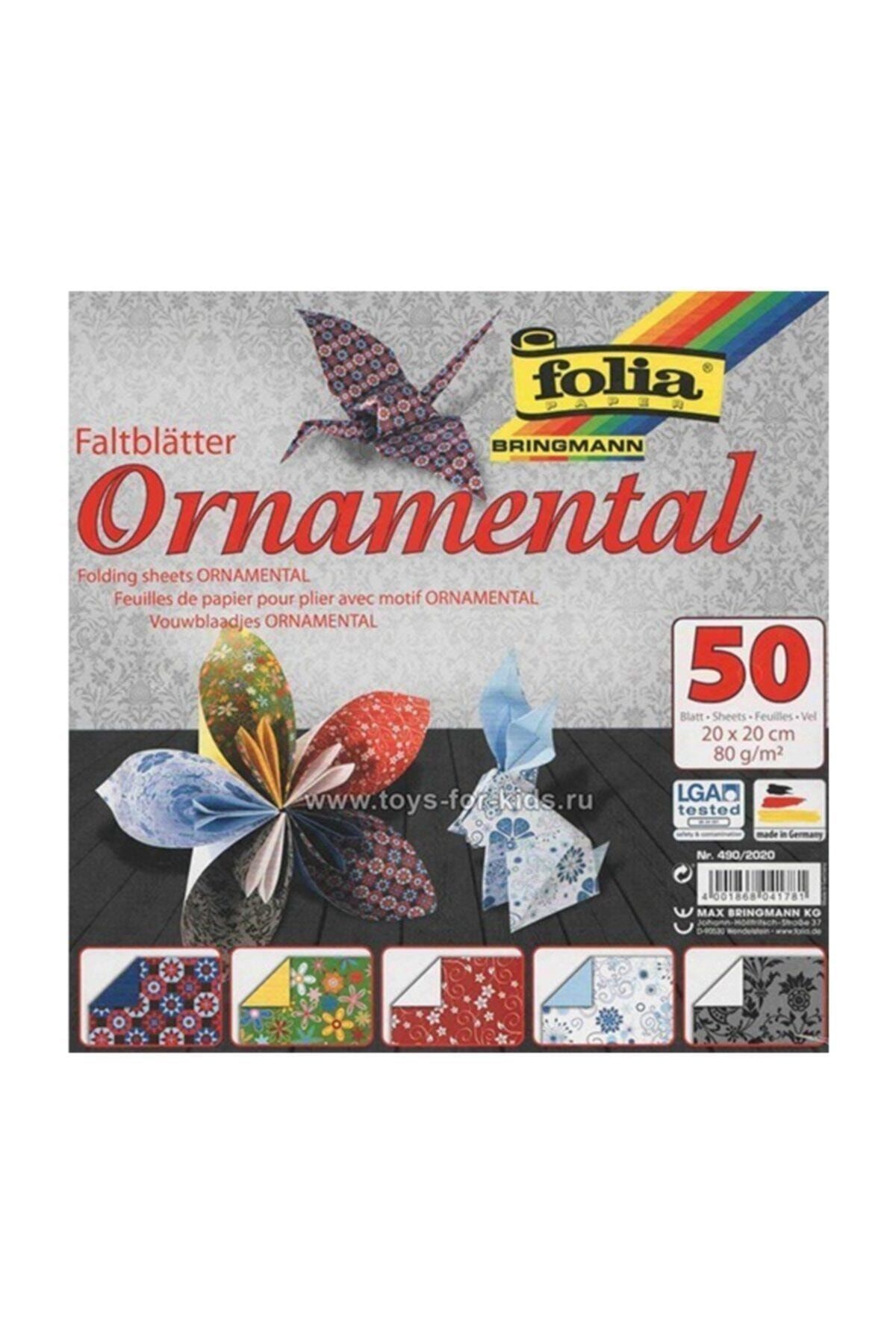 Folia Folıa Origami 20x20cm 50 Yaprak 5 Motif Süs