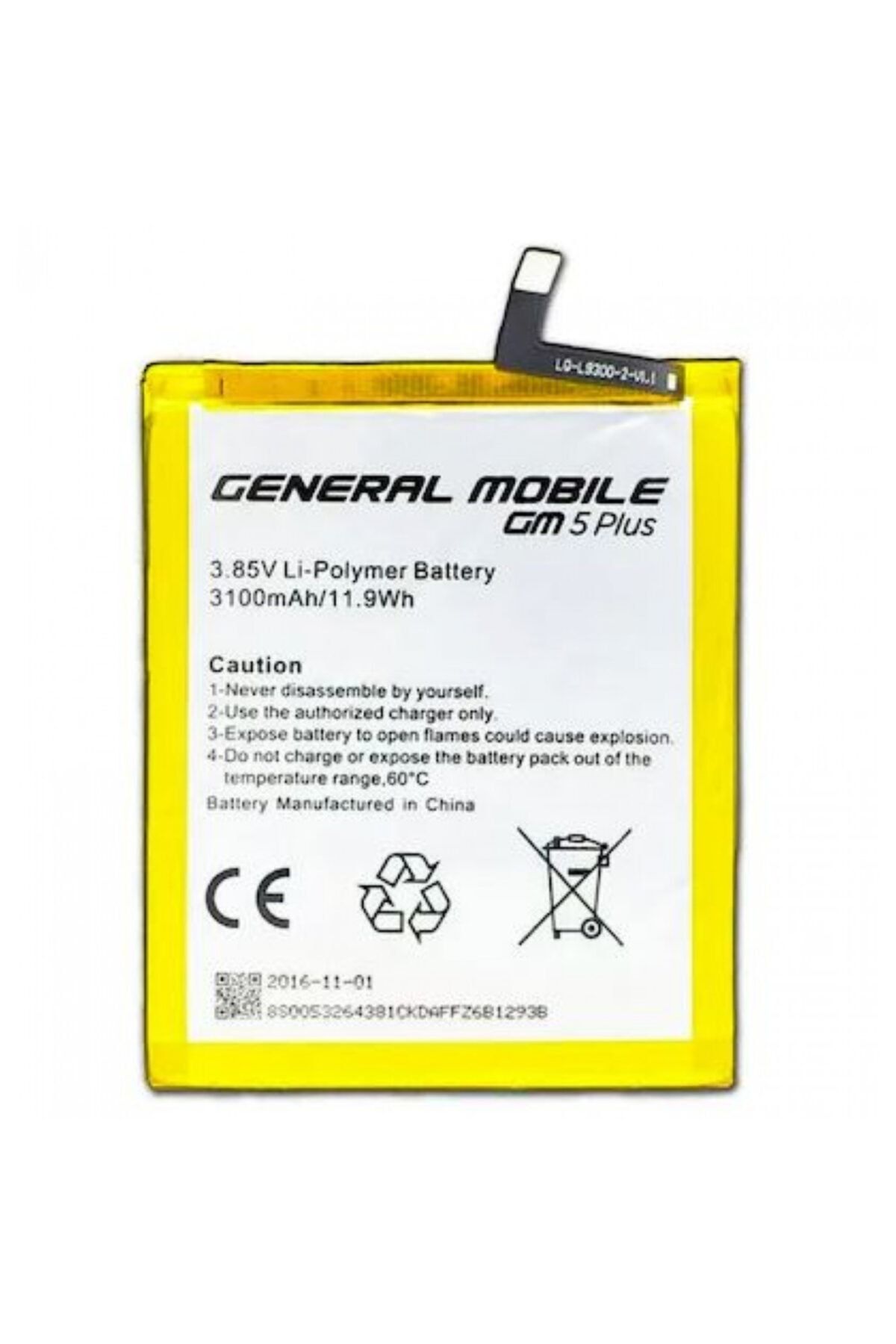 General Mobile Gm5 Plus Batarya Pil