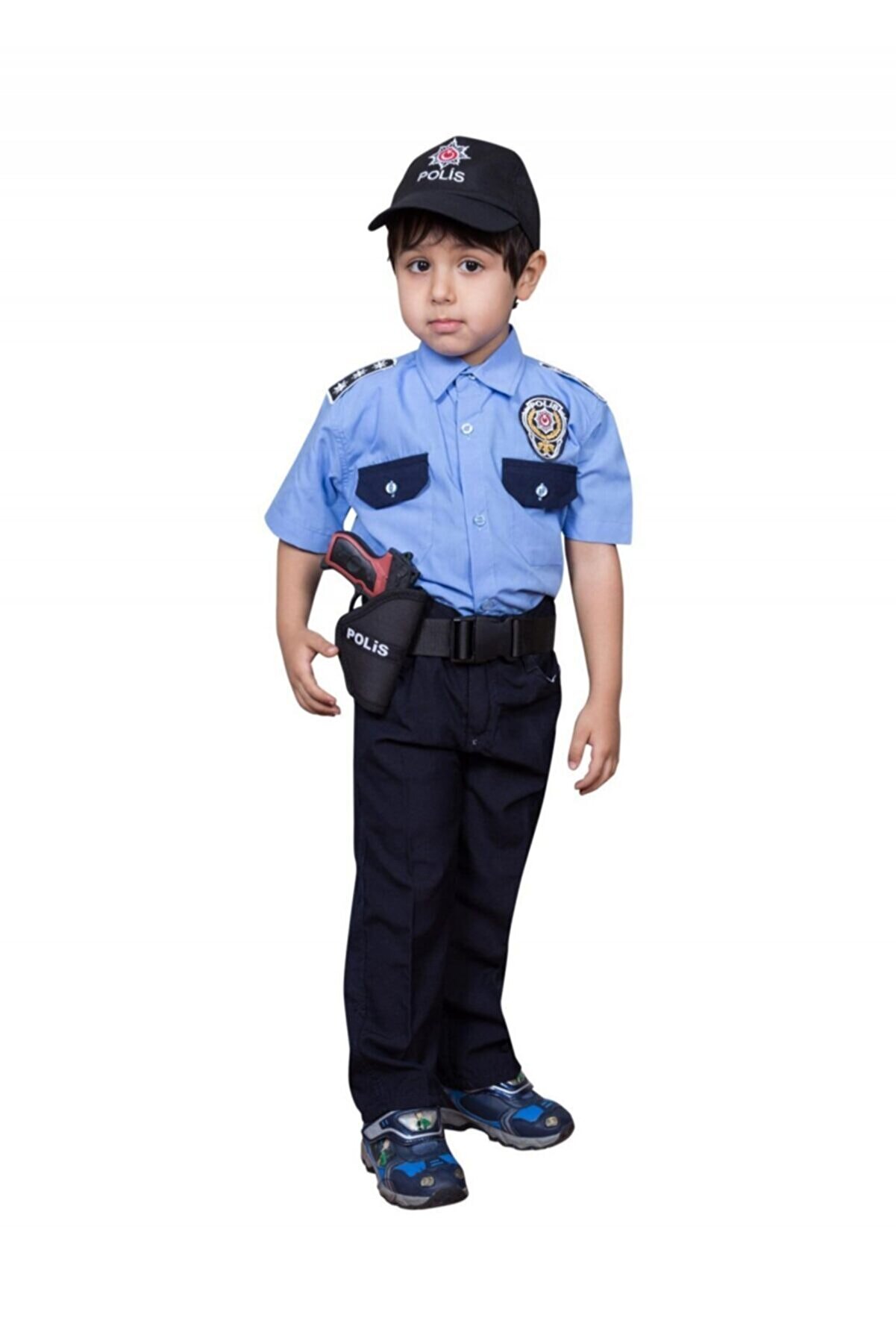 Safari Yazlık Kısa Kollu Kadro Çocuk Polis Kıyafeti