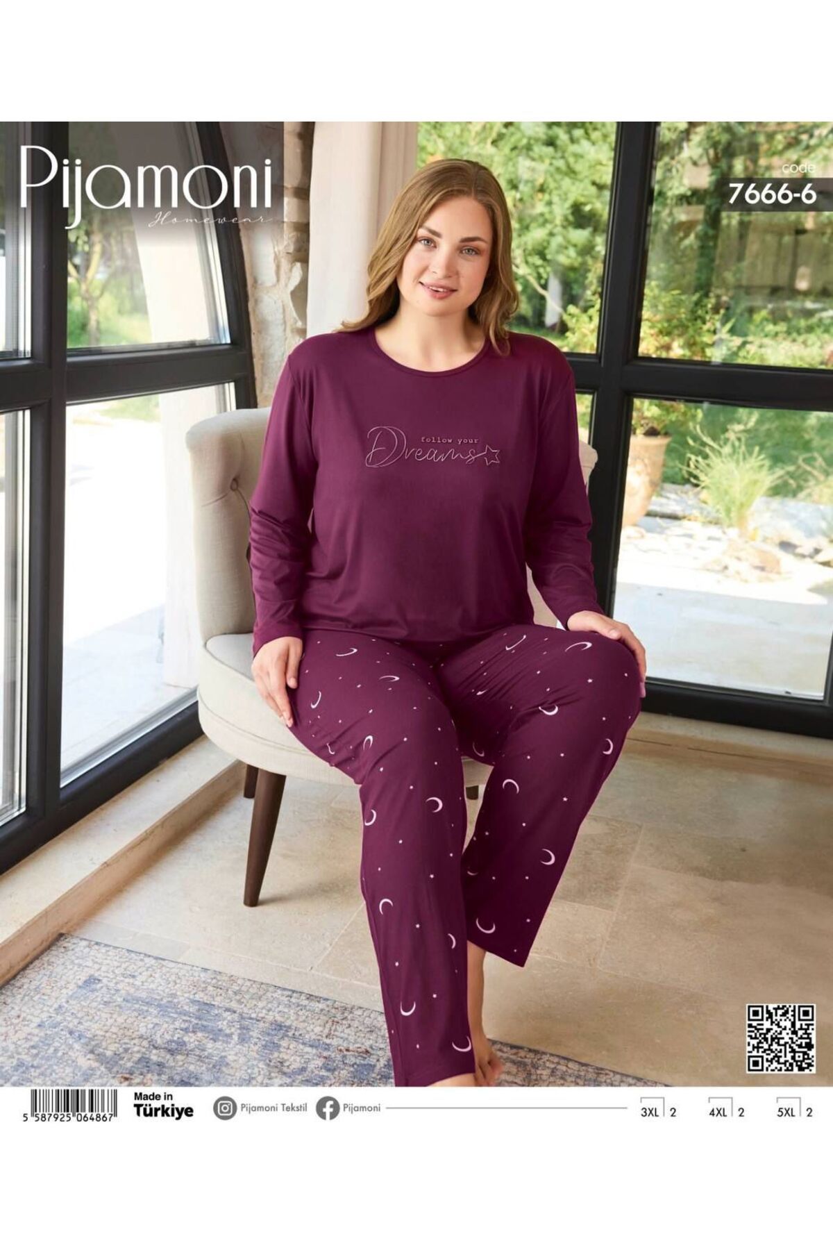 Pijamoni PİJAMONİ KADIN PİJAMA TAKIMI
