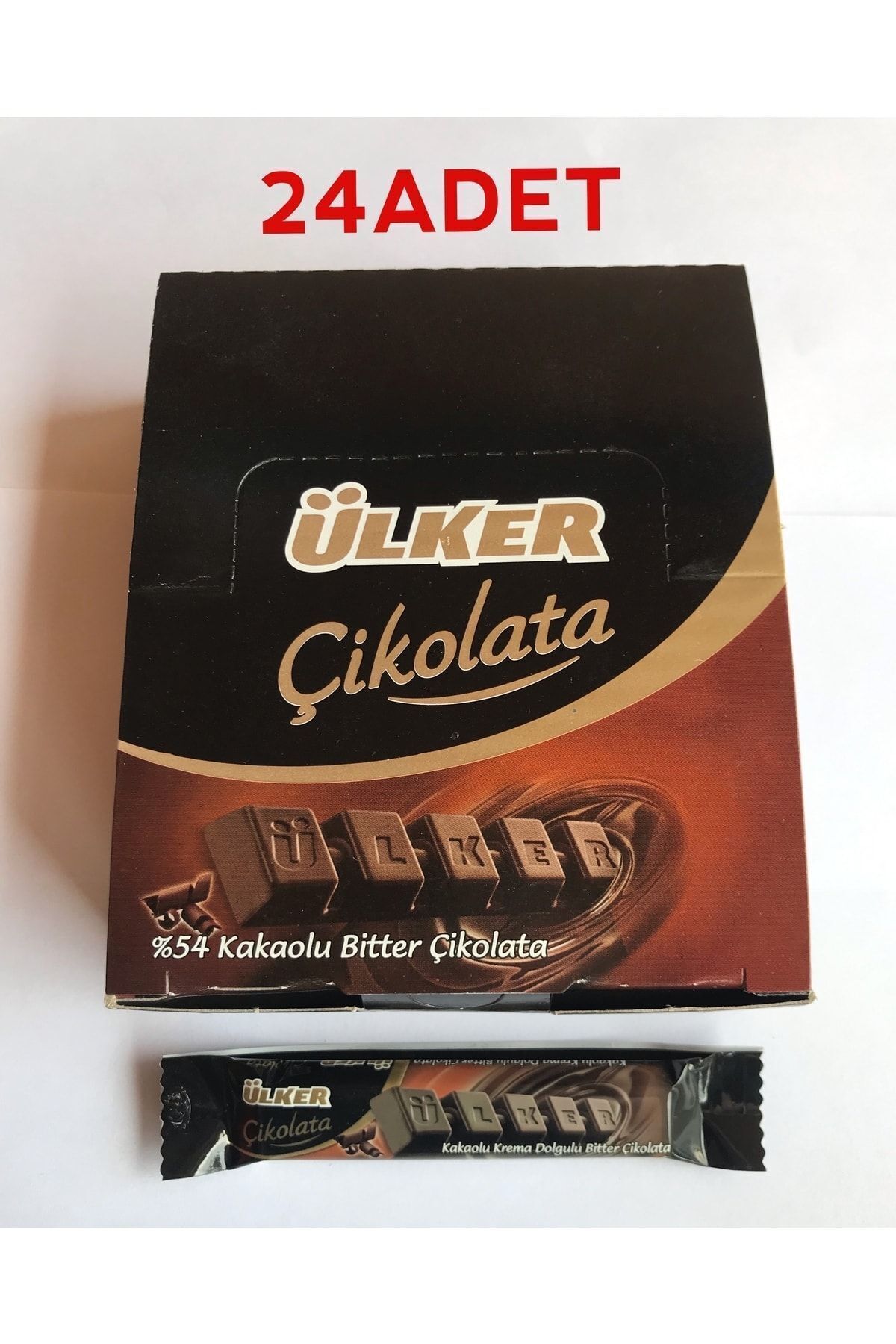 Ülker Kakolu Bitter Çikolata 6.6gr 24adet