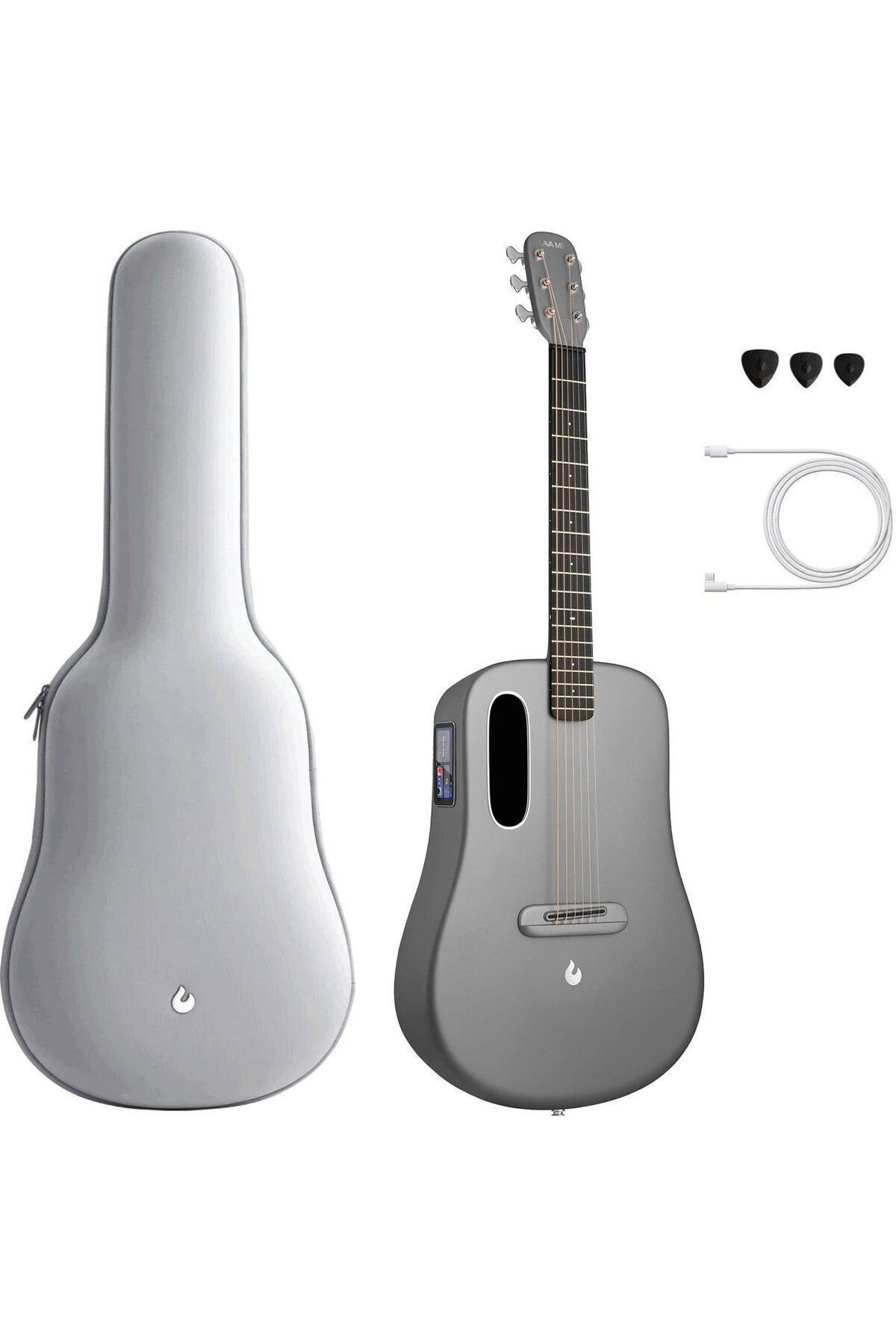 Lava ME 4 Smart Akustik Gitar (Carbon - LVM4C36SGY)