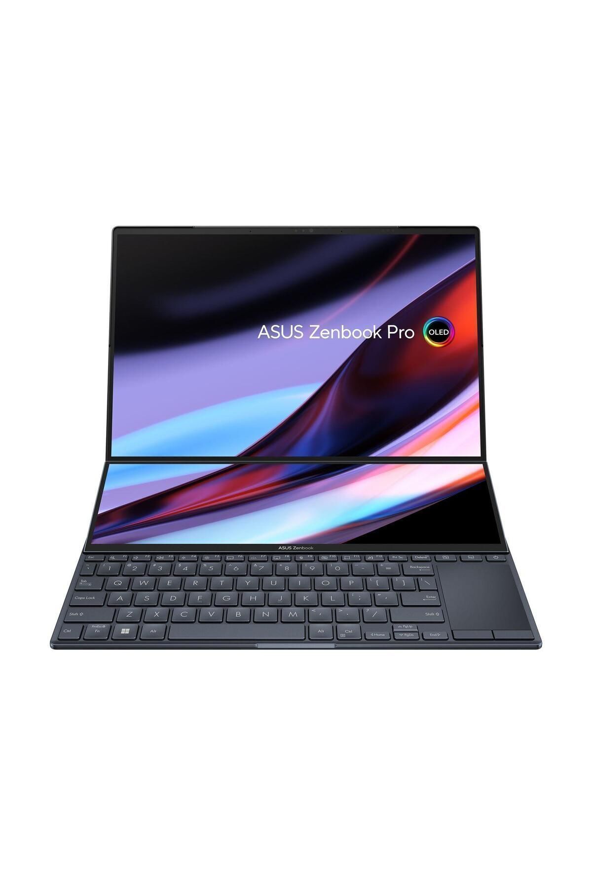 ASUS Zenbook Pro 14 Duo Oled-i9-13900h-14,5’’ 3k Touch- 32gb-1tb-rtx4060-q Ing. Klavye-1 Yıl Garanti