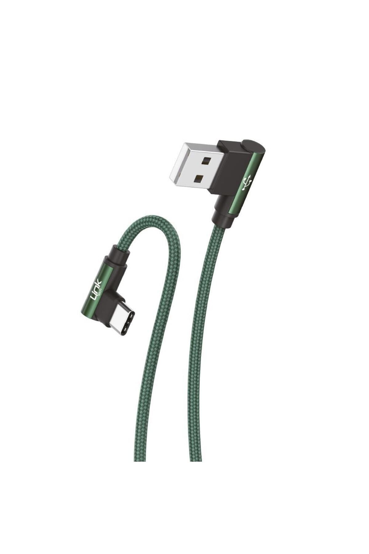Linktech K594 Safe Type-c Usb 90 Derece Gamer Oyuncu Şarj Kablosu