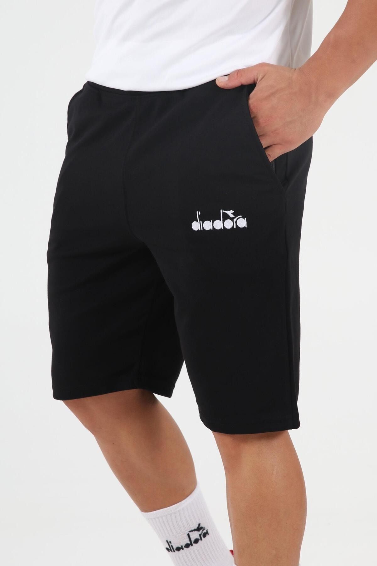 Diadora Forli Double Face Şort Siyah