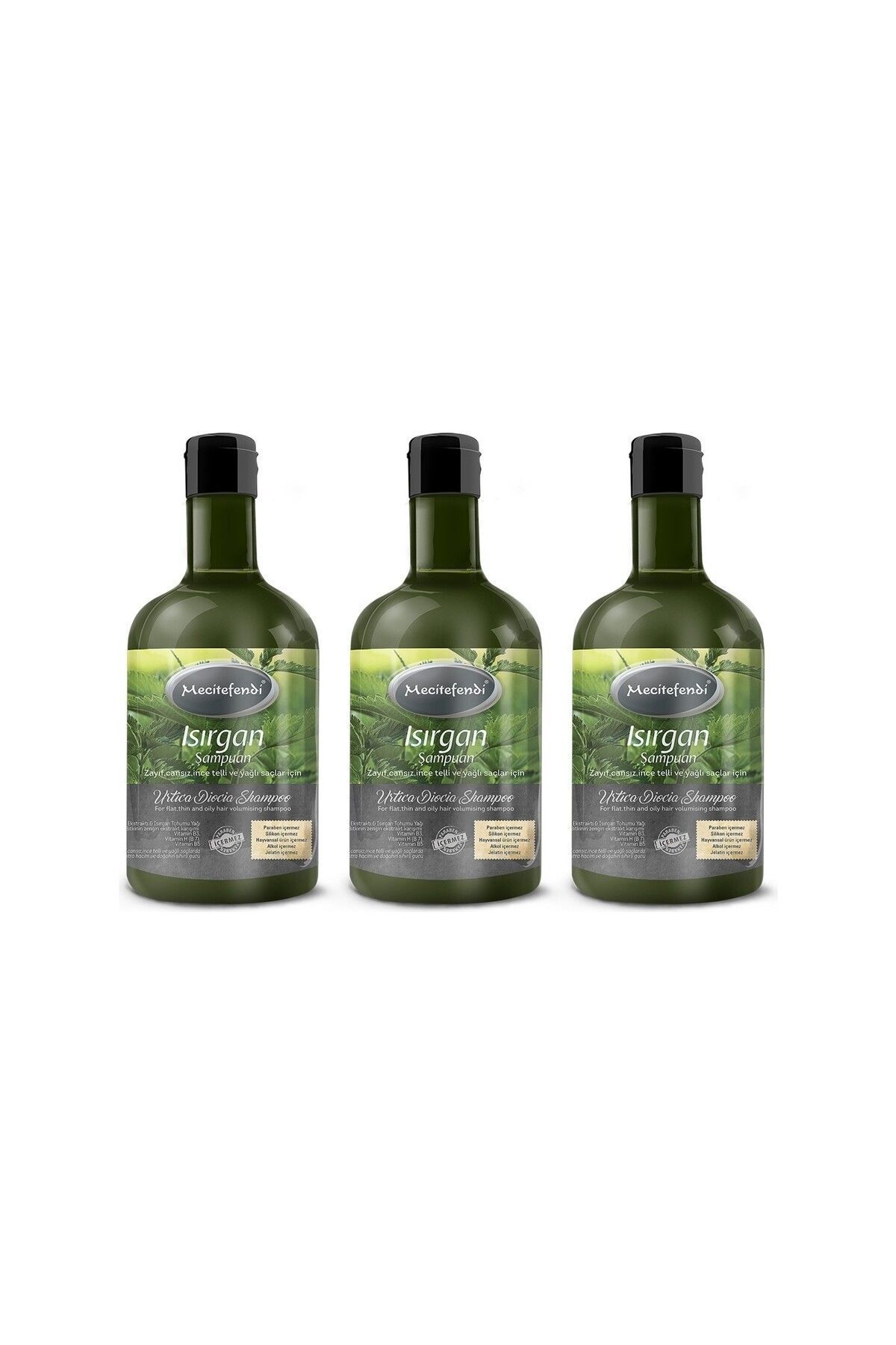 Mecitefendi Isırgan Şampuan 400 ml 3 'lü