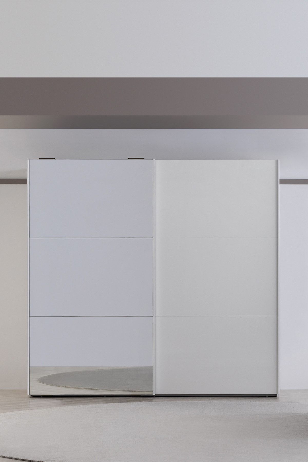 Enza Home Legato 240 Cm Sürgü Kapaklı Gardrop - Beyaz