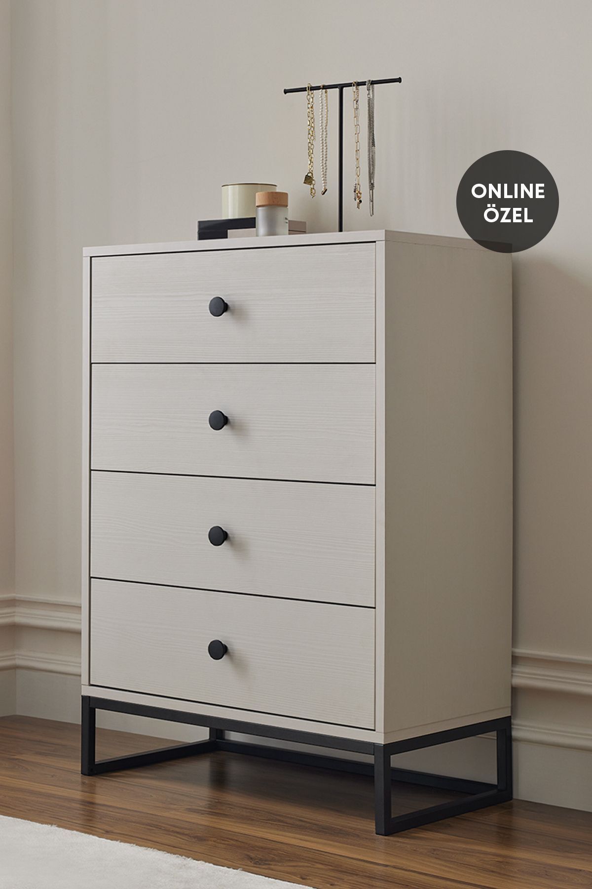 Enza Home Kalinsta Şifonyer - Beyaz