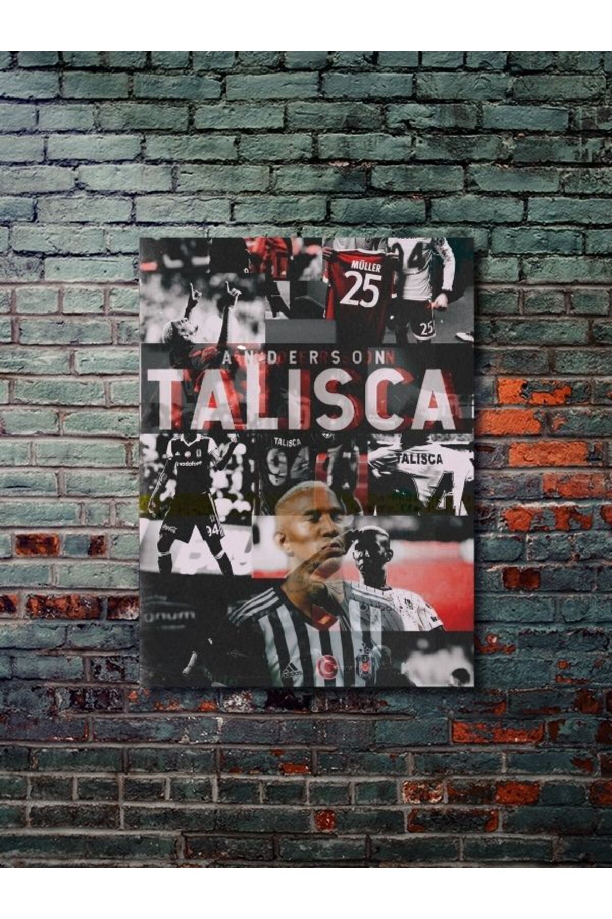 Beşiktaş Anderson Talisca - Beşiktaş - Spor Posterleri, Takım Posterleri Özel Tasarım Kağıt Poster