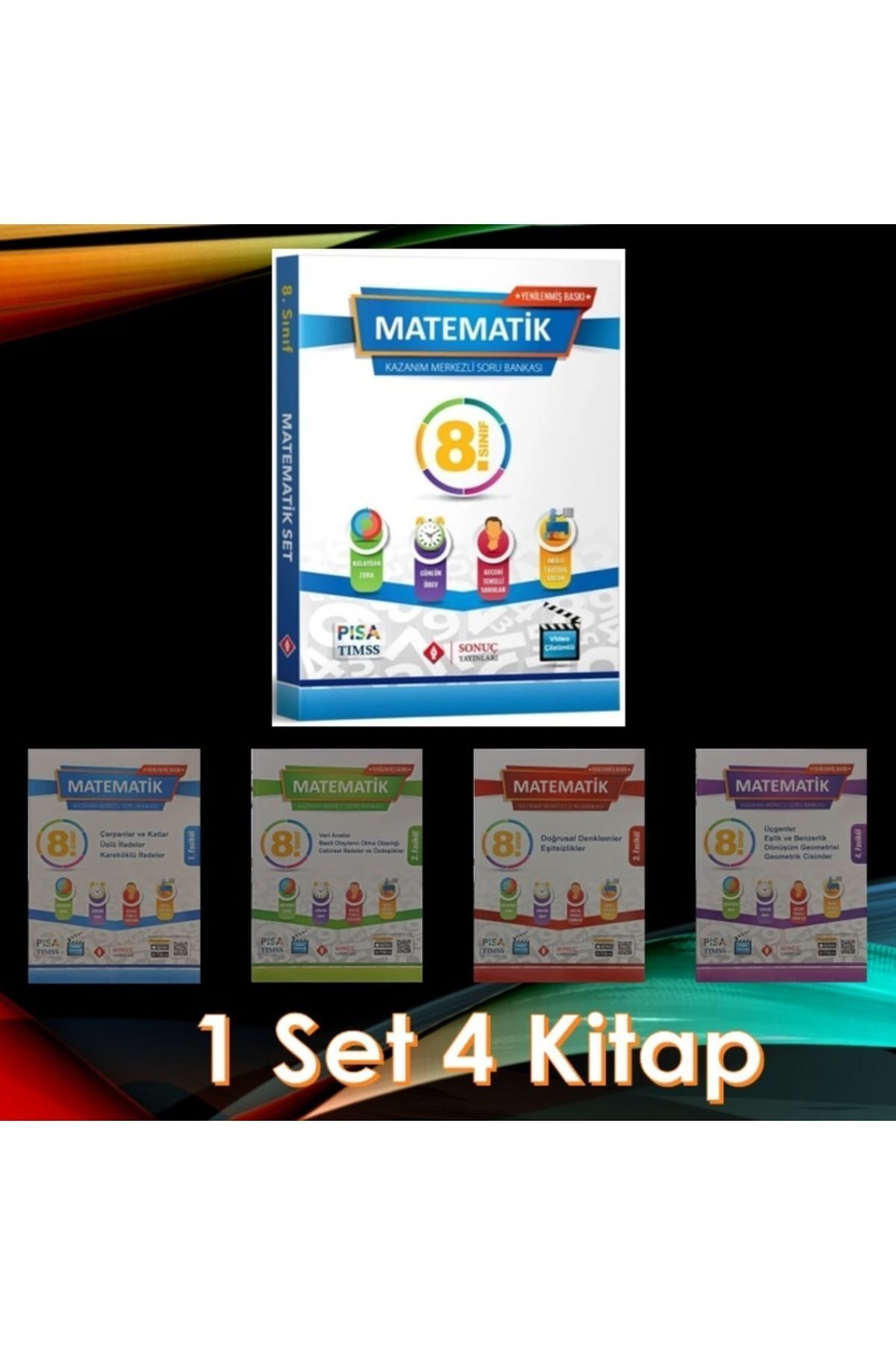 Sonuç Yayınları Sonuç 8.sınıf Matematik Modüler Set 2020-2021