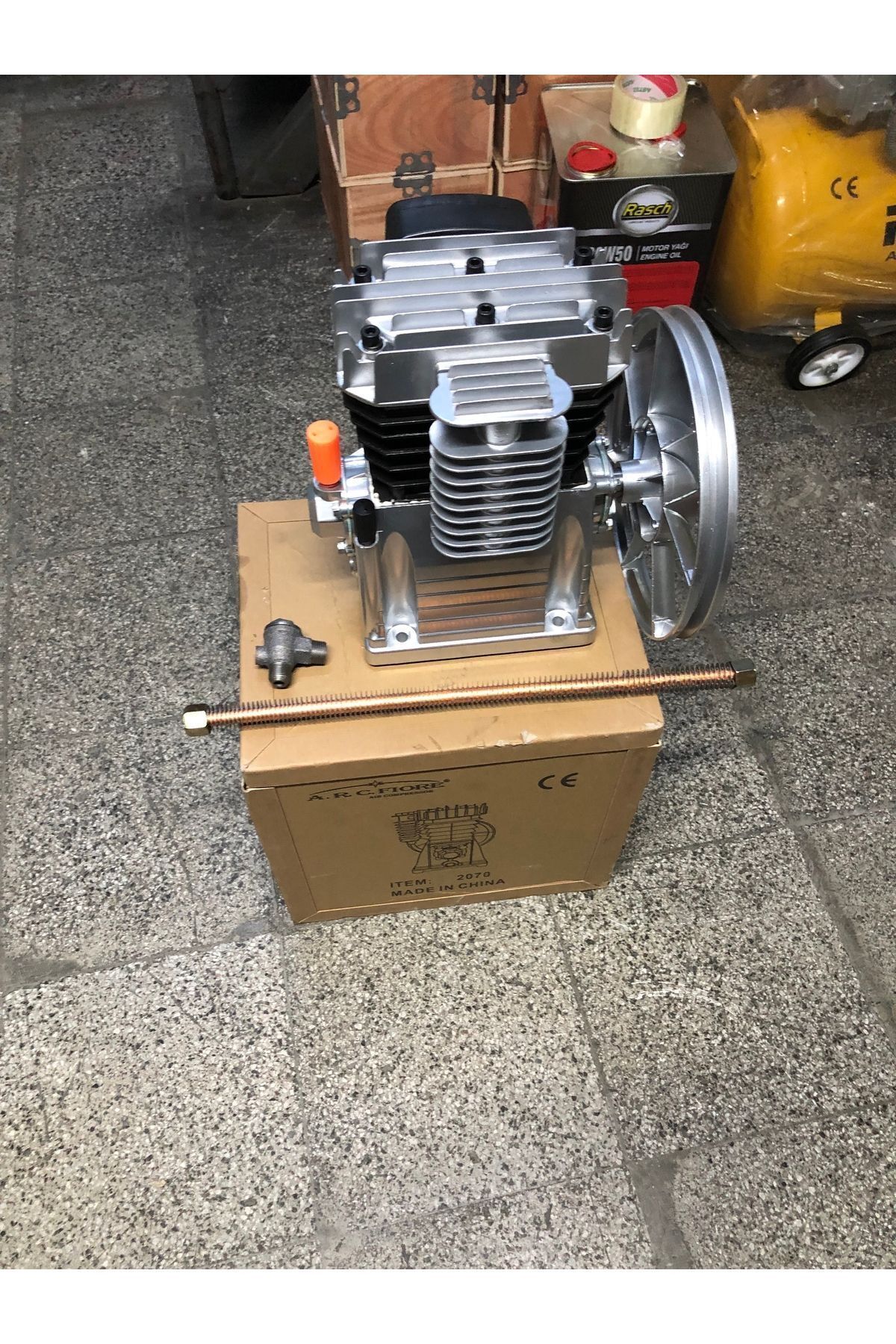 YILMAZ SEGMAN KOMPRESÖR 200 Lt Kompresör Kafası 2070 Mm Kafa
