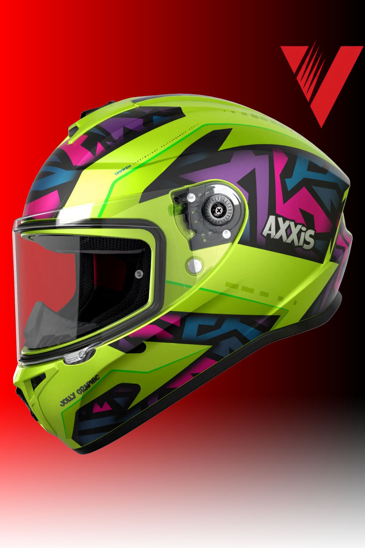 Axxis DRAKEN S JOLLY C3 MATT FLOUR YELLOW