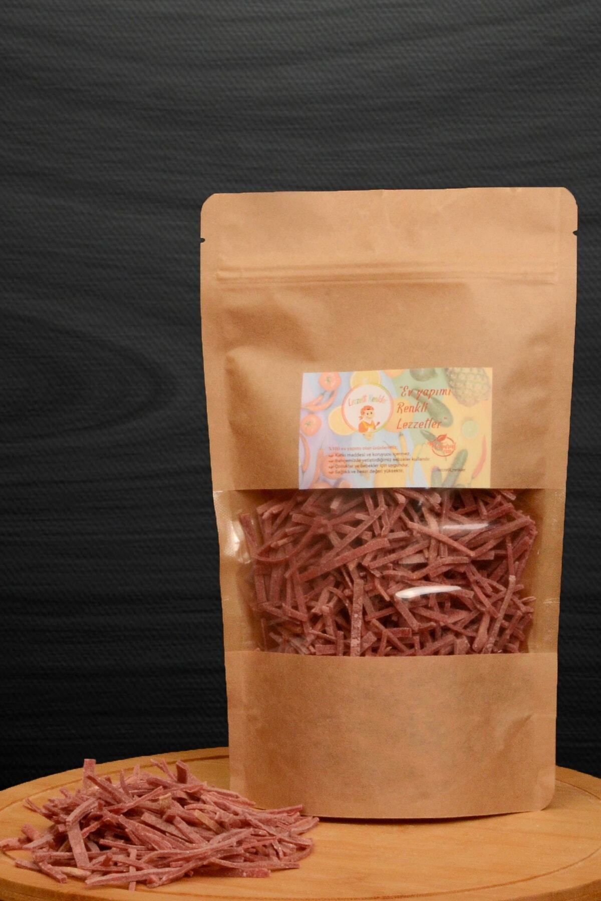 Lezzetli Renkler Ev Yapımı Karabuğday Pancarlı Sebzeli Erişte Yeni Mahsül 250 gr