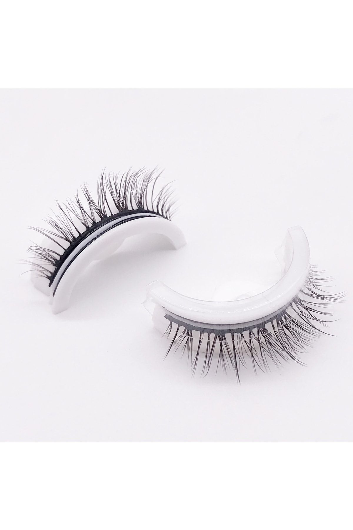 POP Beauty Doğal Ipek Takma Kirpik, Kendinden Yapışkanlı Ve Yeniden Kullanılabilir Kirpikler, L01