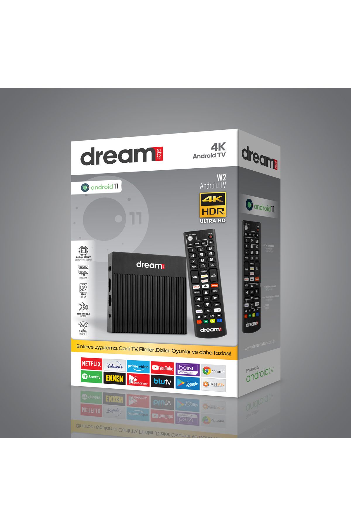Dreamstar W2 Android Box 2gb/16gb