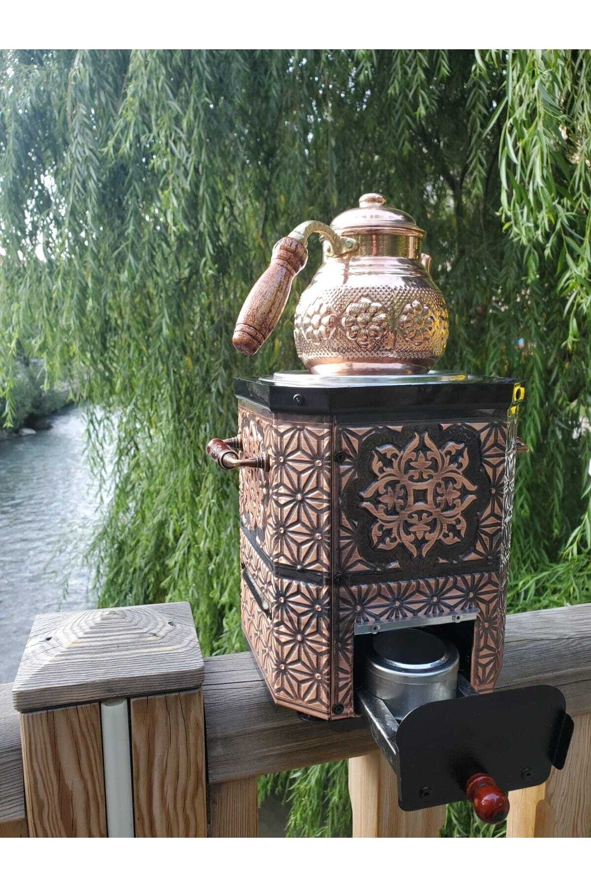 Hamidiye Hediyelik Emsalsan Bakır Semaver (JEL YAKITLI)