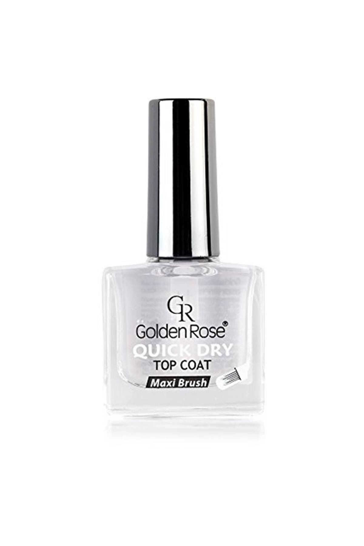 Golden Rose Quick Dry Top Coat, Maxi Fırça, 1 Paket