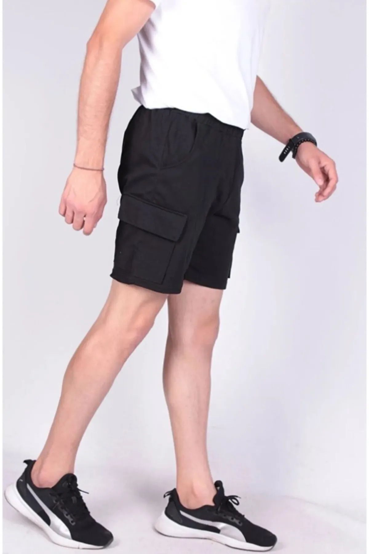 Karatopak Erkek Regular Fit Kargo Cepli Şort