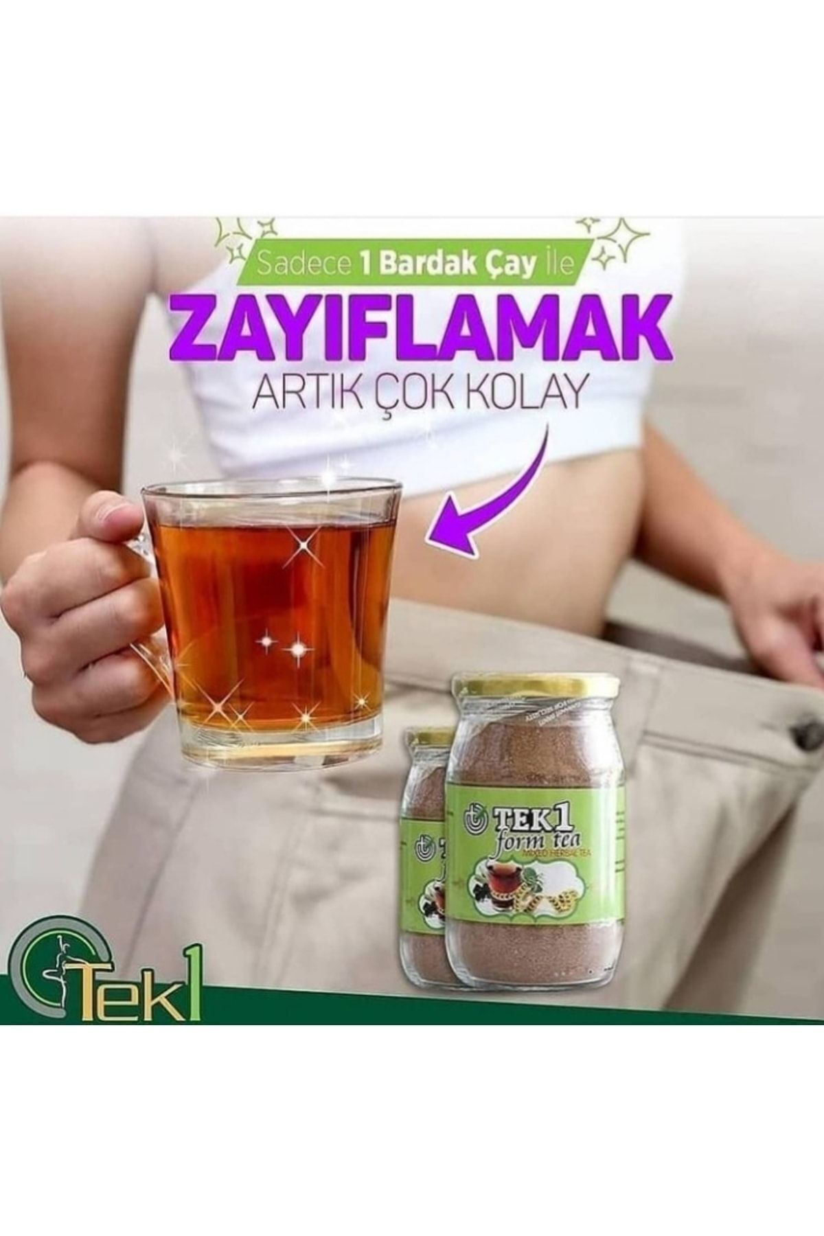 Genel Markalar Tek 1 Şifa Evi Form Tea Bitkisel Çayı Tek 1 Slimmingkinoa (kuşburnu Tadında)