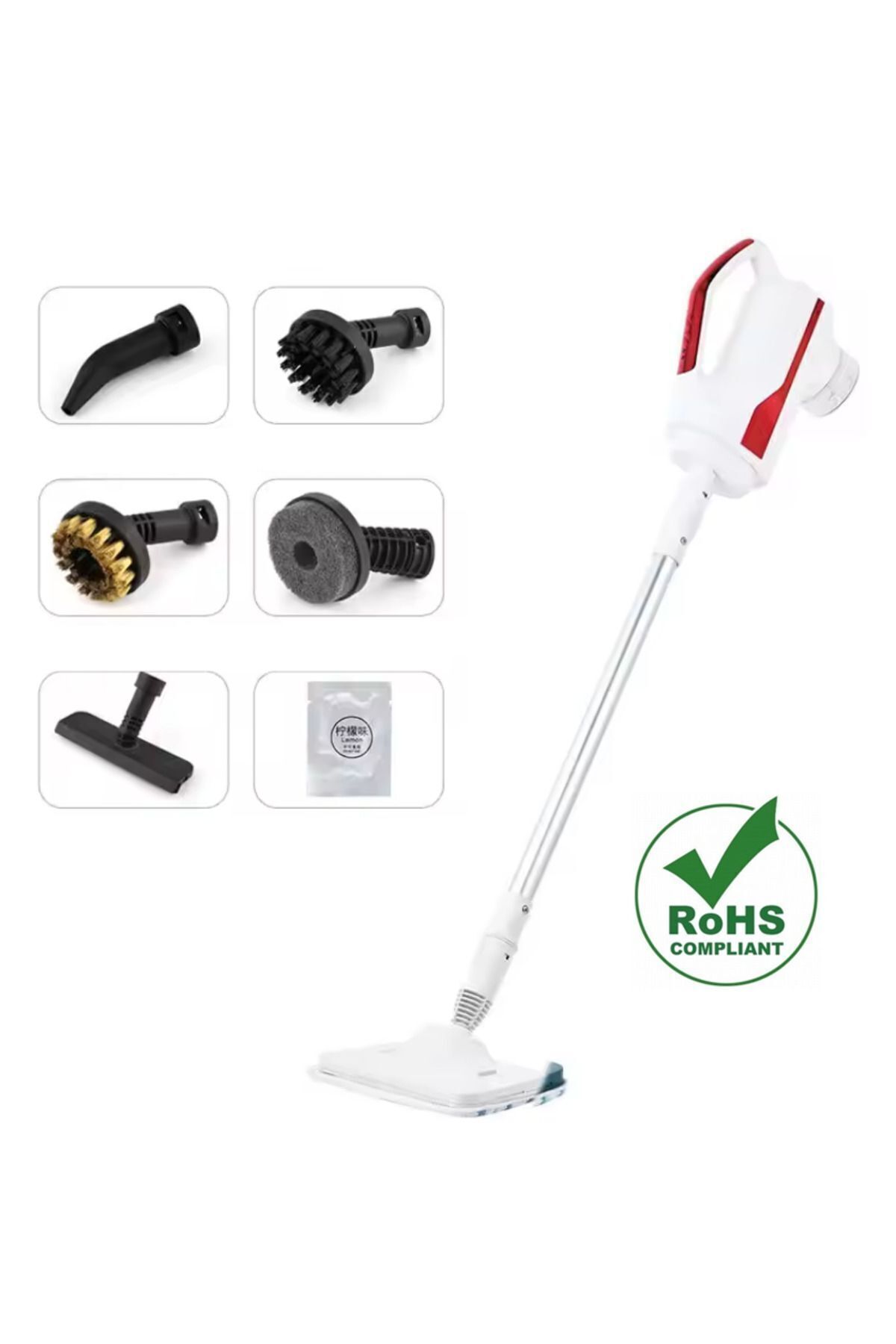 Havana 1500 Watt 6 In 1 Buharlı Temizlik Makinası Mop Antibakteriyel Buhar Basınçlı Temizleyic