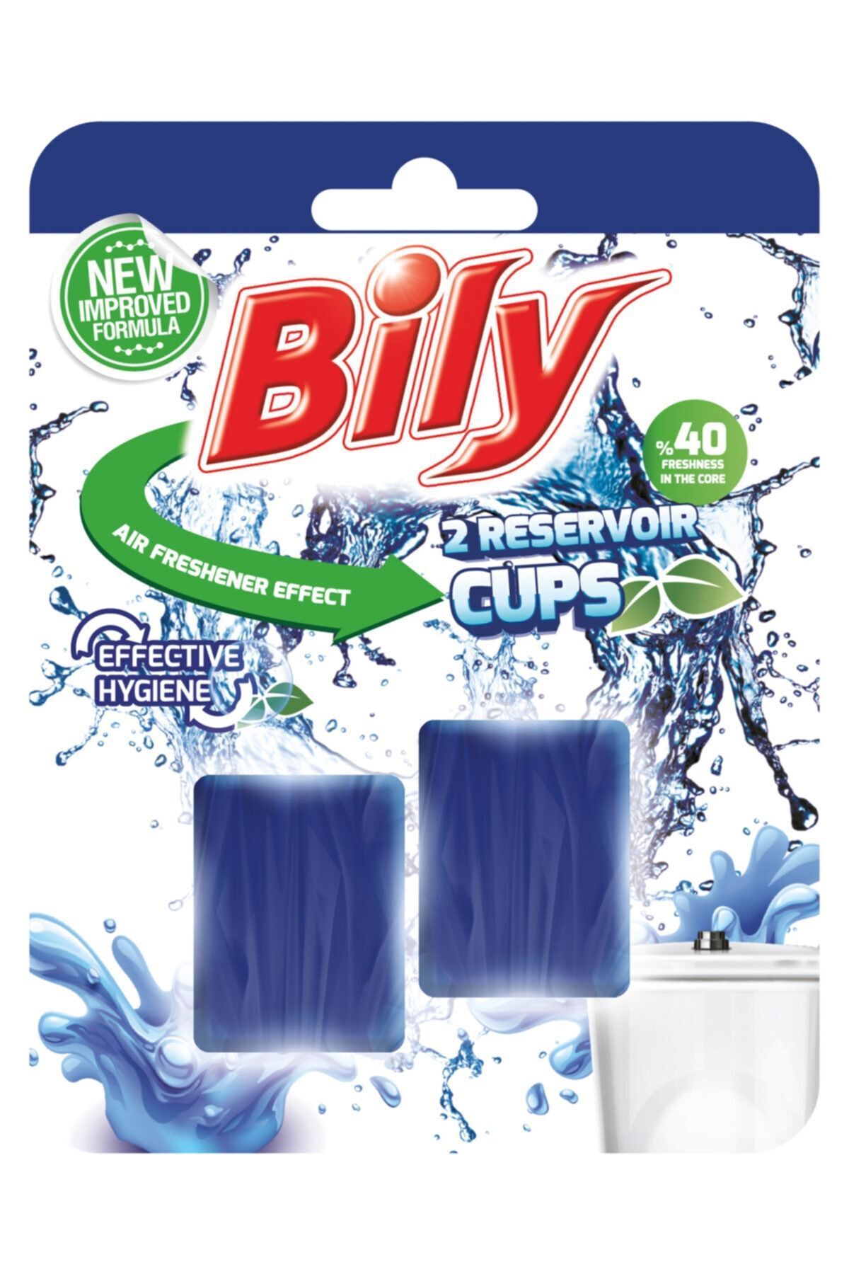 Bily Wc Klozet Rezervuar Blok 2x50 G (MAVİ SU)