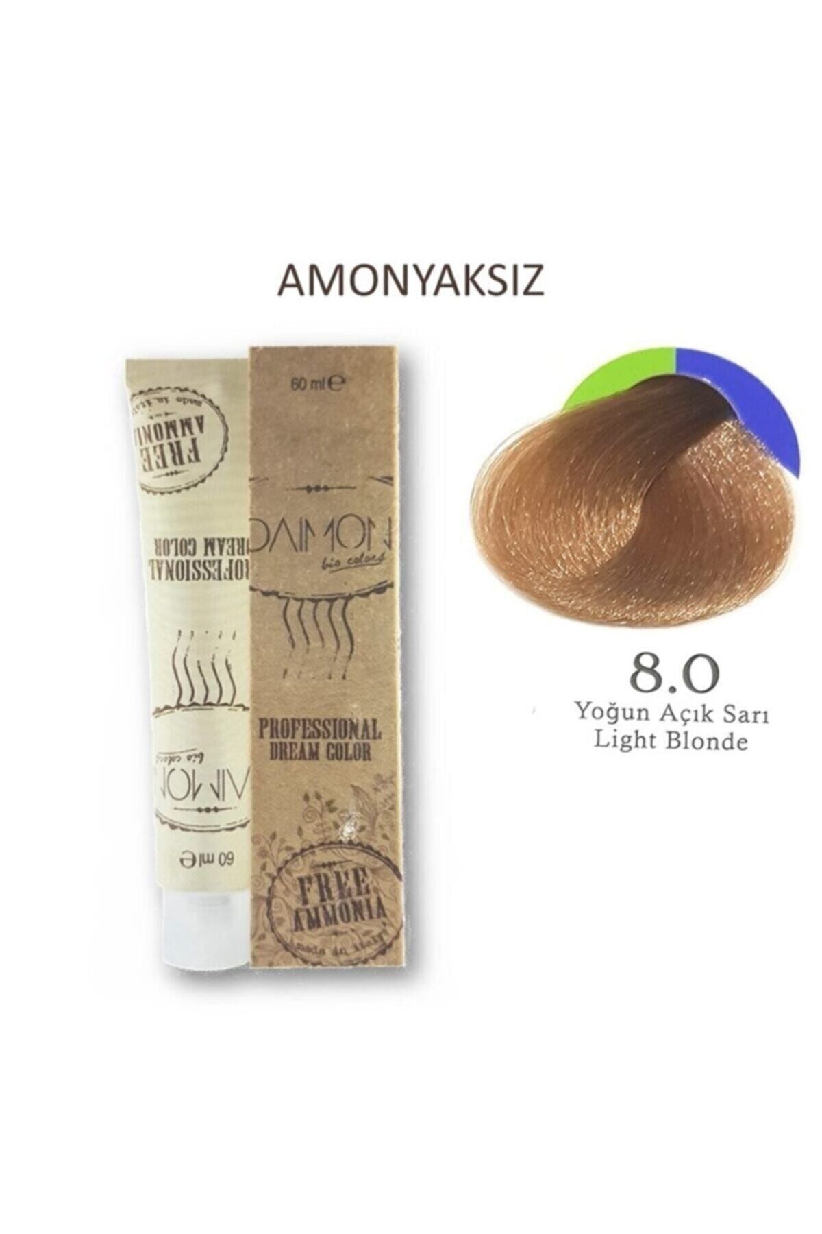 DAIMON Fa Amonyaksız Saç Boyası 8.0 Yoğun Açık Sarı