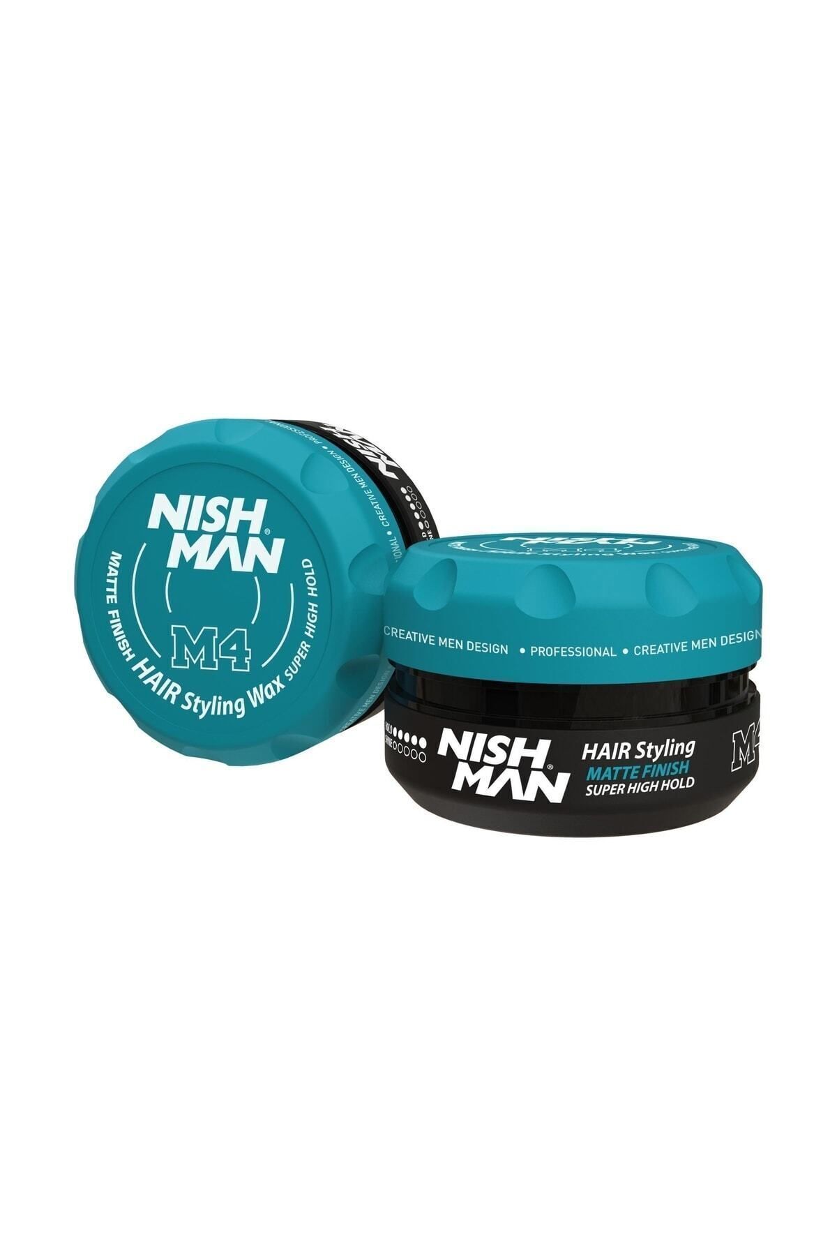 NISHMAN M4 Ultra Sert Mat Görünümlü Saç Şekillendirici Wax - 100 ml