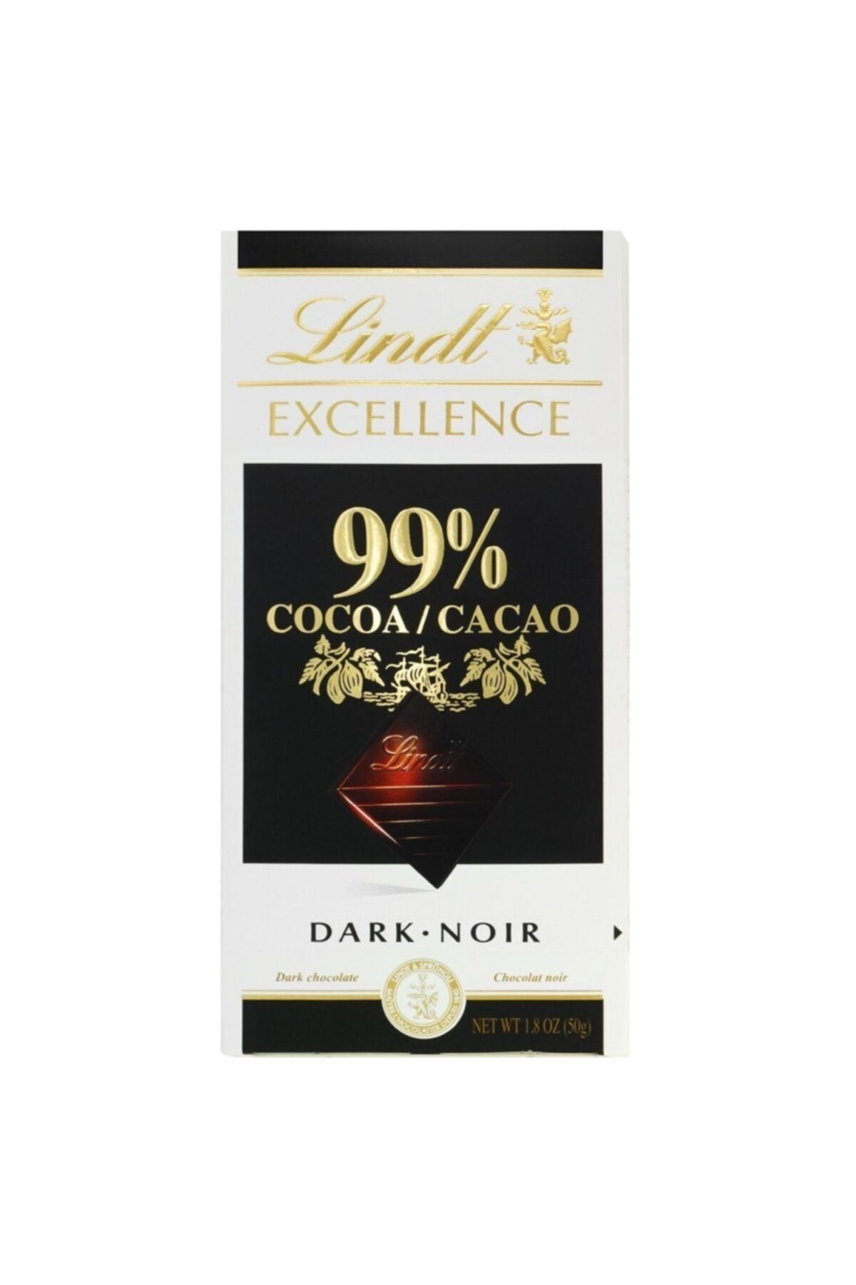 Lindt Excellence %99 Cocoa Bitter Çikolata 50gr - 3 Adet