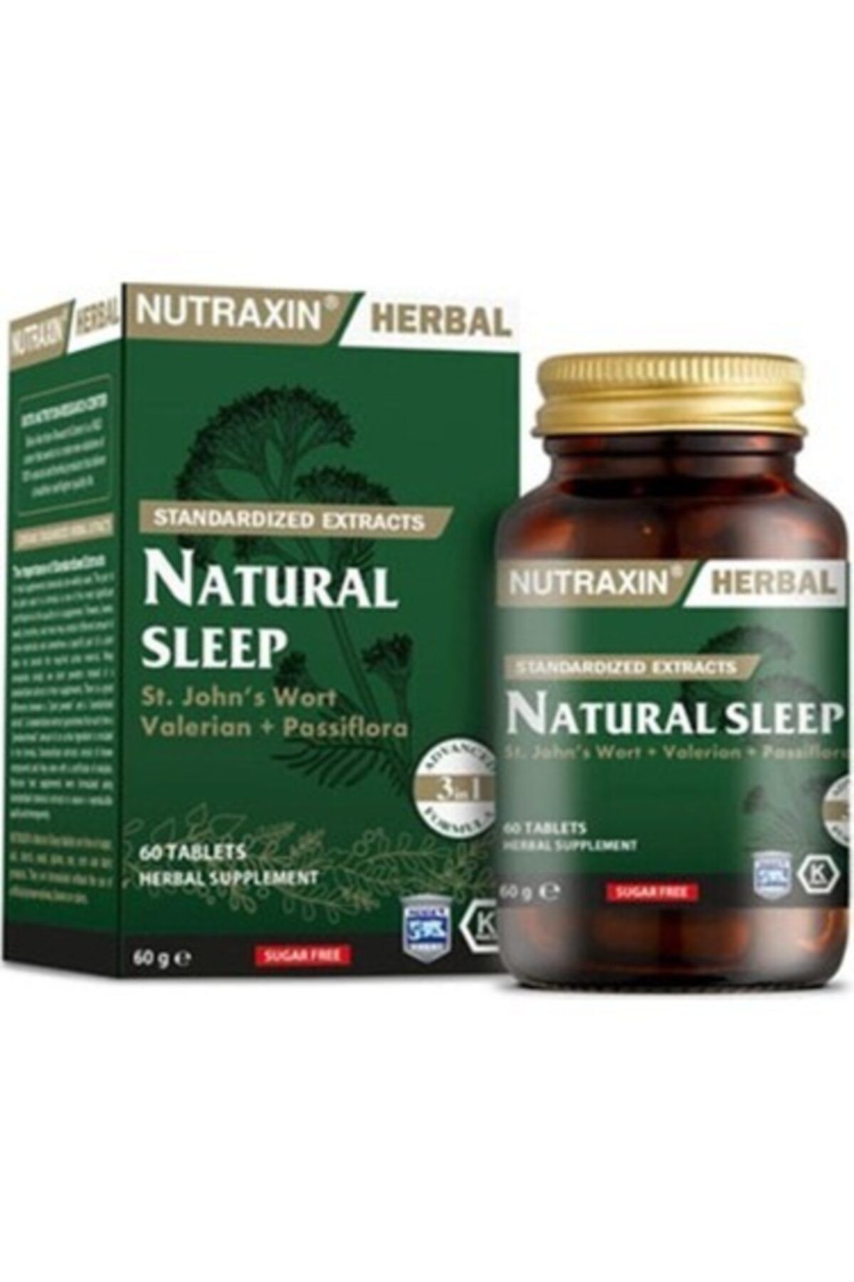 Nutraxin Naturel Sleep - Uyku Düzenleyici Bitkisel Hap 60 Kapsül