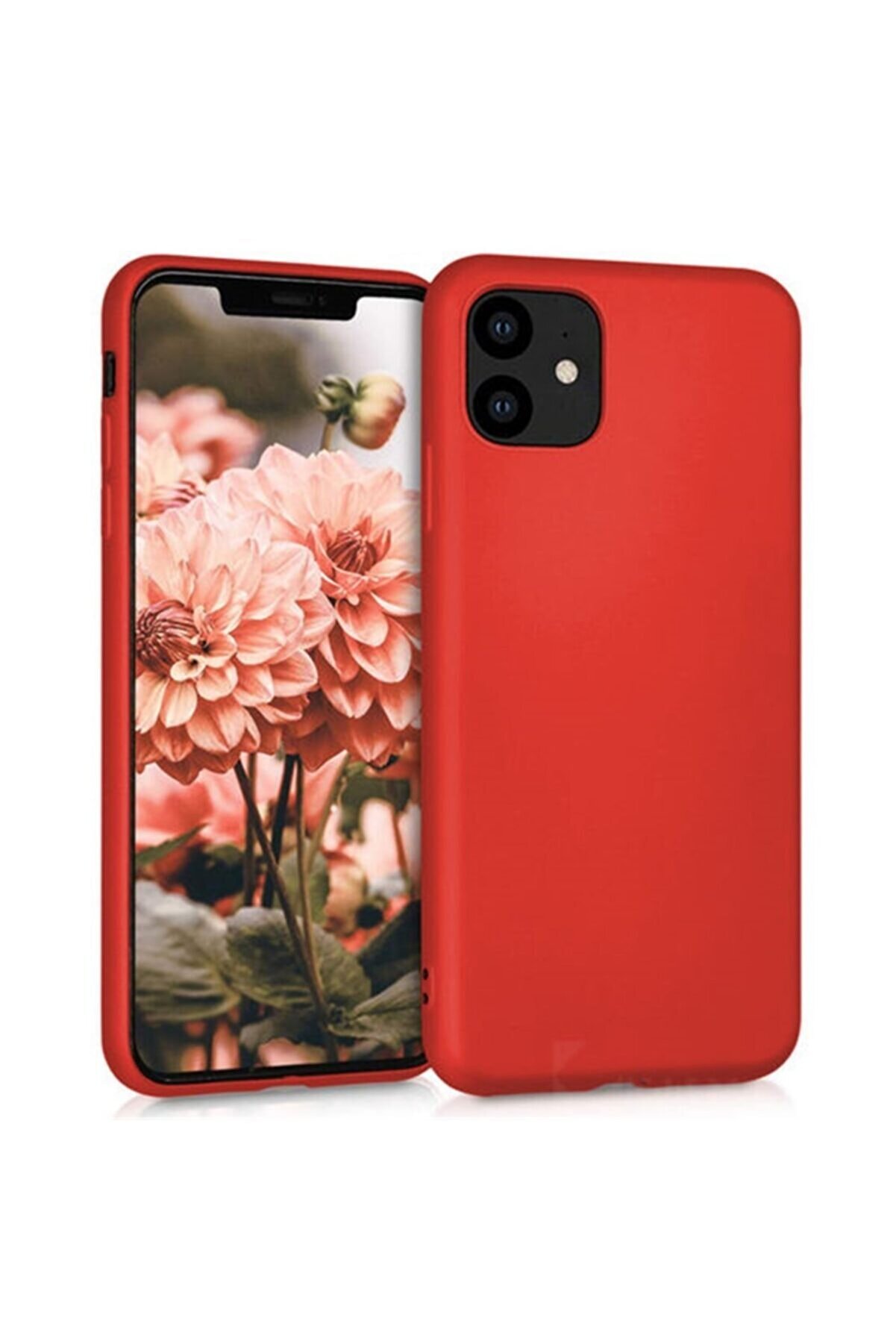 Zengin Çarşım Iphone 11 Yumuşak Silikon Kılıf Kırmızı